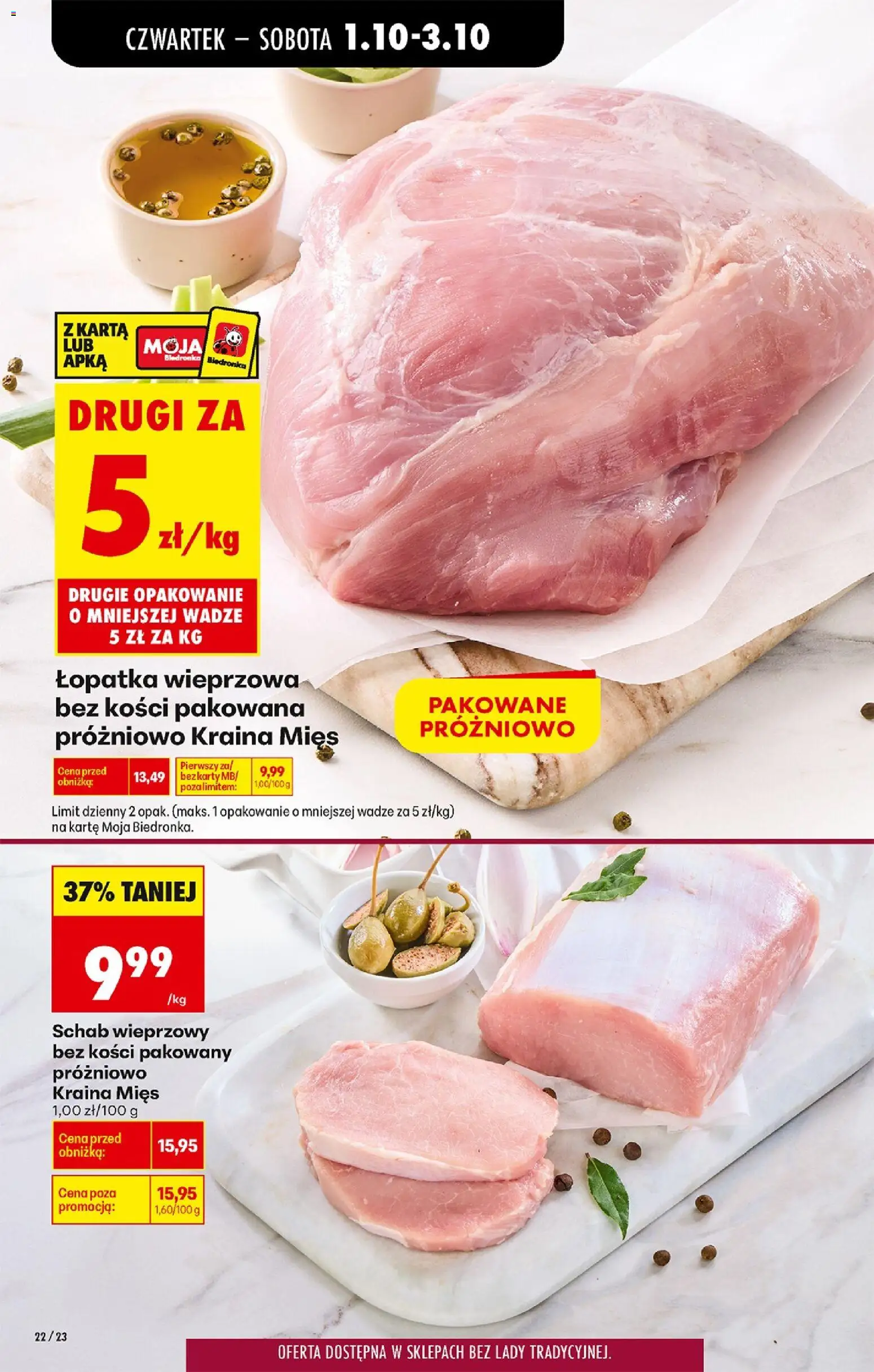 Biedronka Polsko leták - Codziennie niskie ceny od 01.10.2026 | Strana: 28 | Produkty: Lopatka