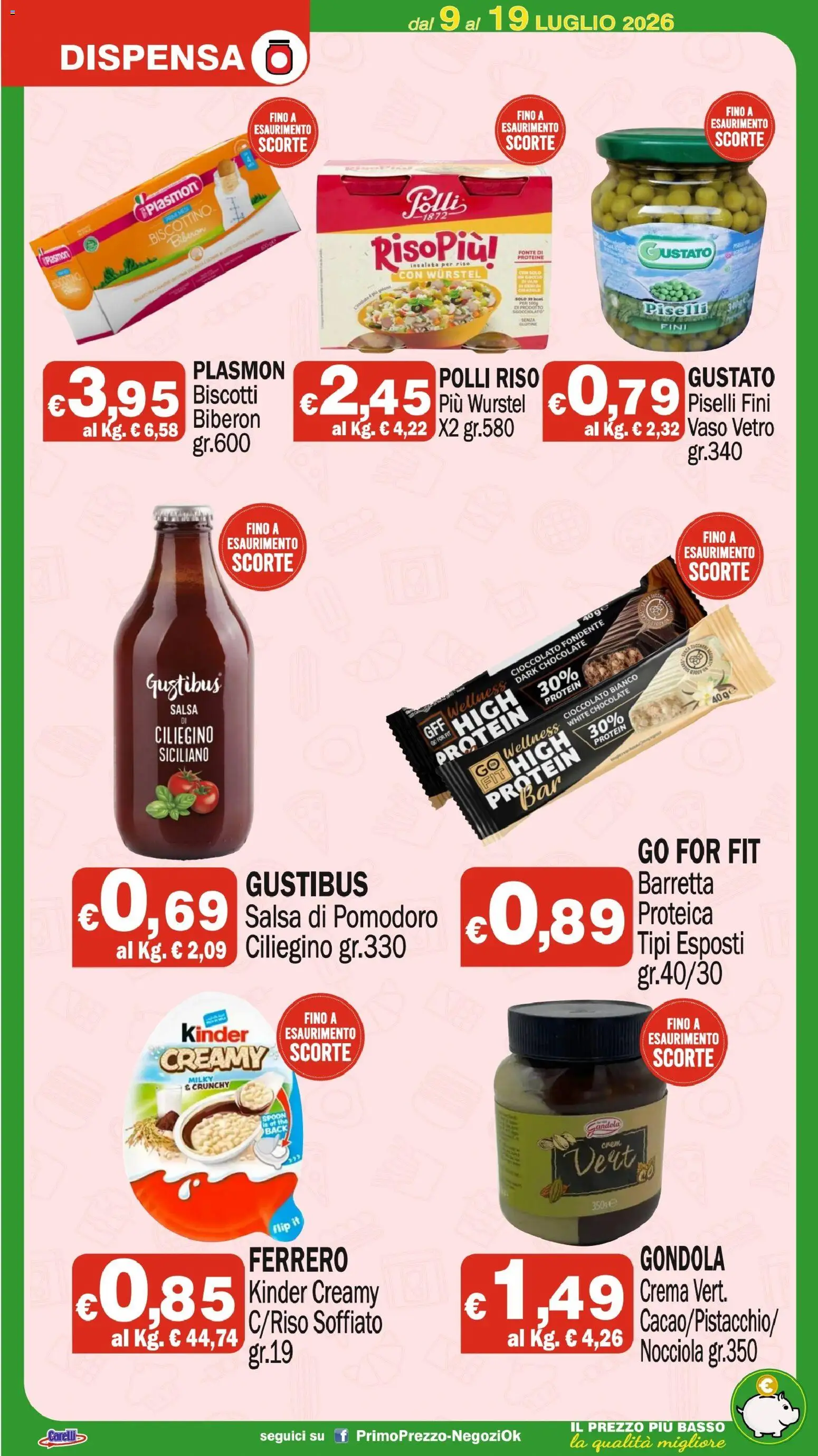 Volantino Primo Prezzo del 09/07/2026 | Pagina: 19