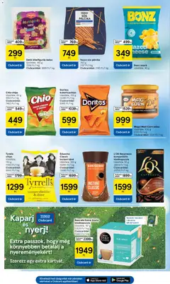 Tesco aktuális akciós újság - amely érvényes a következő dátumtól: 21.05.2026 | Oldal: 21 | Termékek: Nescafé, Chips, Cheddar, Keksz