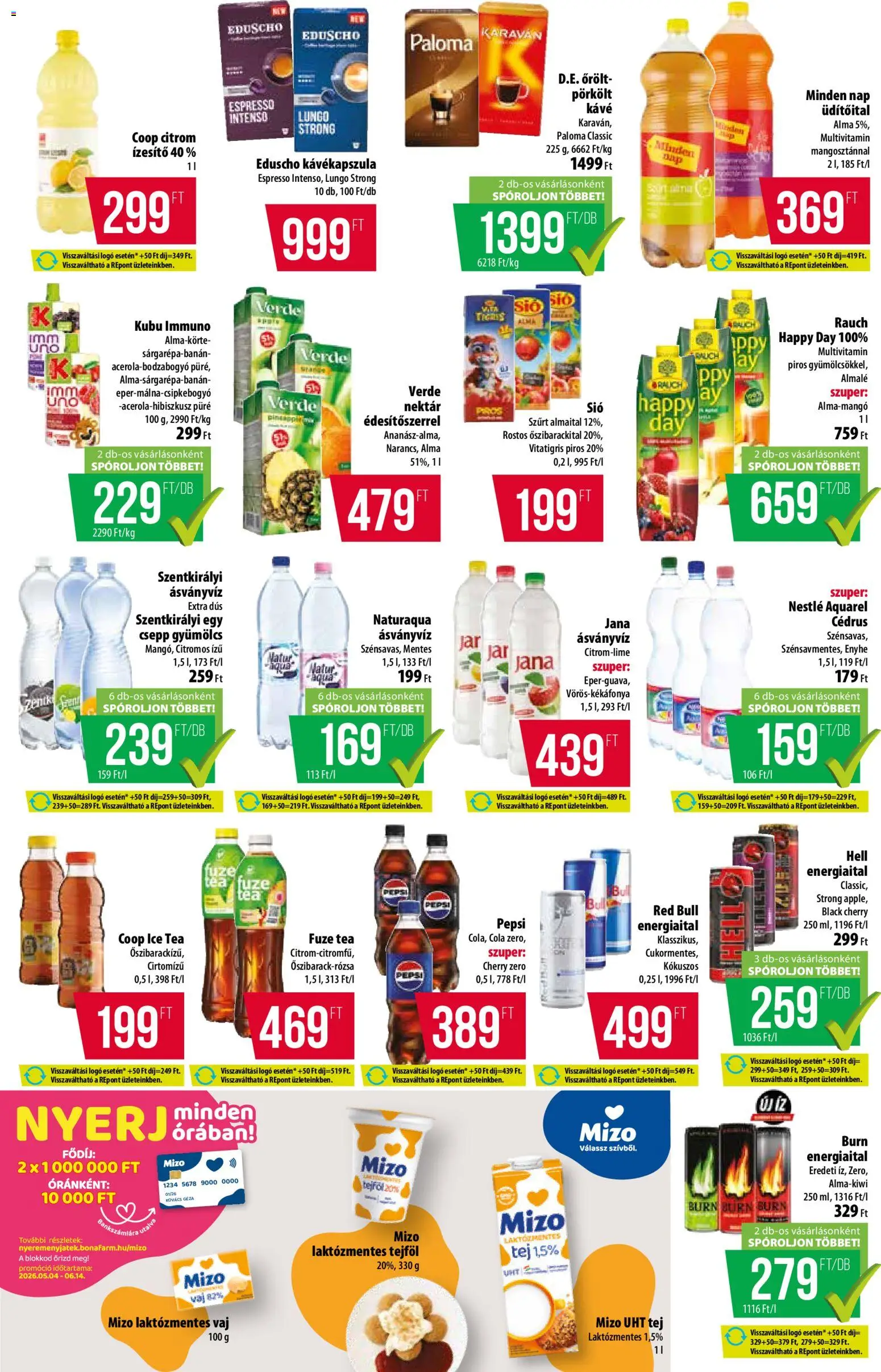 COOP akciós ujság - amely érvényes a következő dátumtól: 07.05.2026 | Oldal: 8