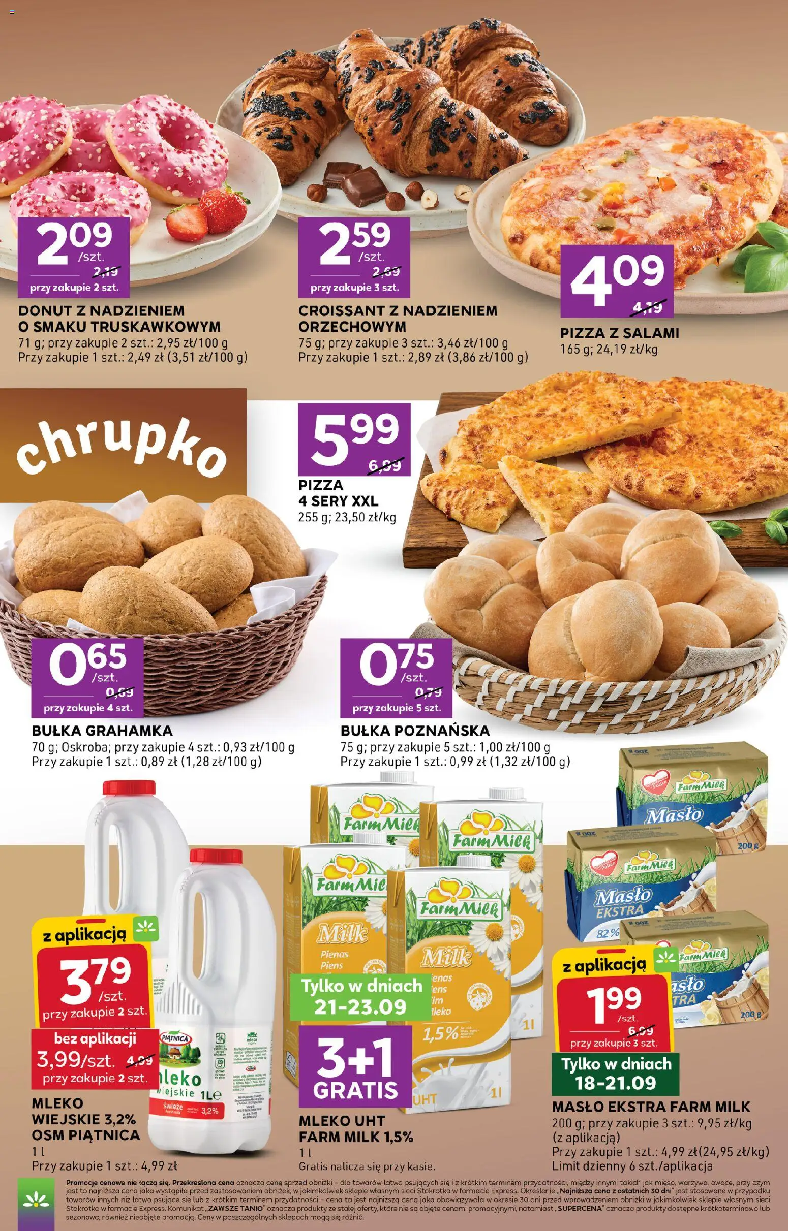 Stokrotka gazetka - Express od 17.09.2026 | Strona: 3 | Produkty: Stokrotka, Bułka, Sery, Masło