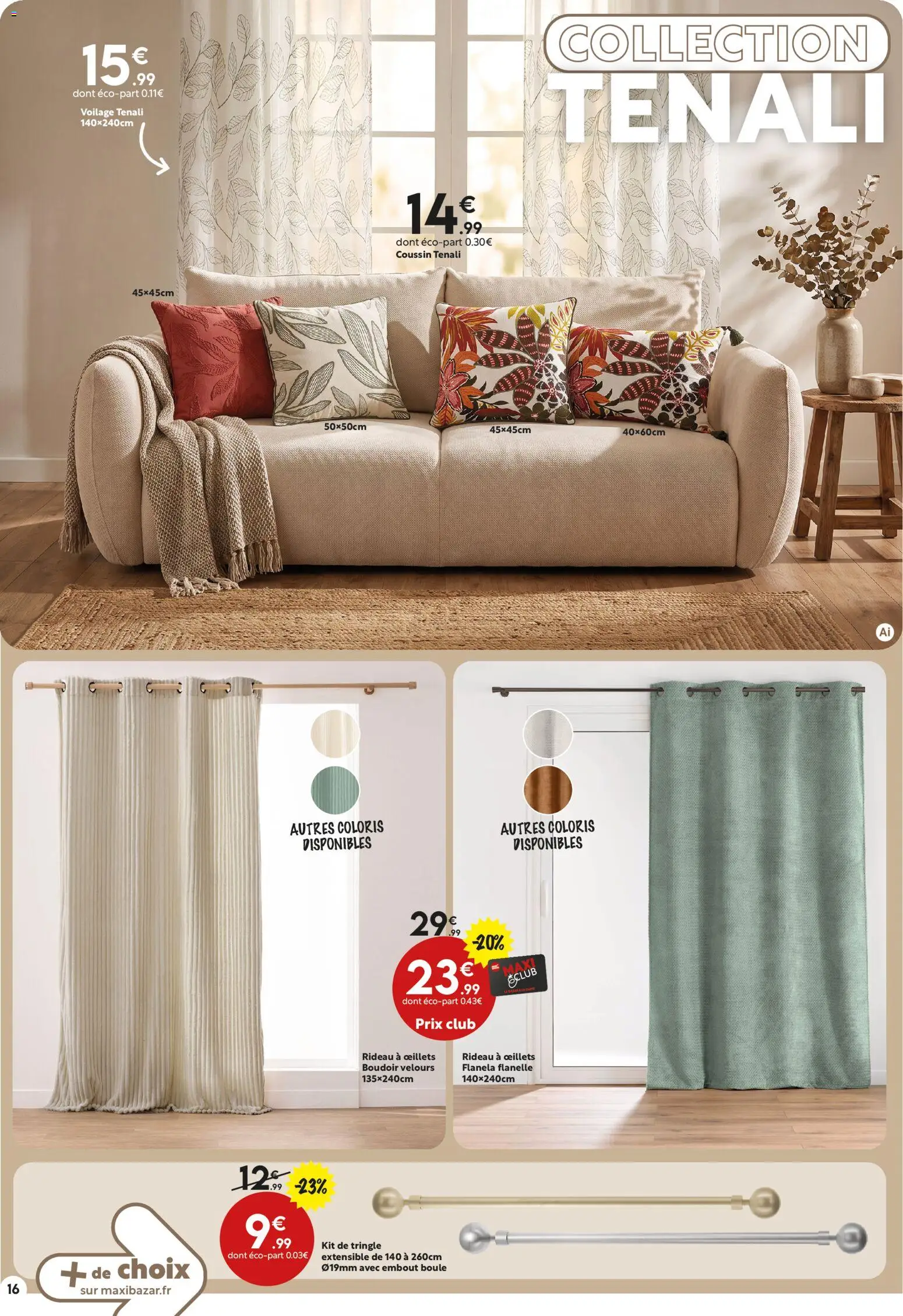 {H1} | Page: 16 | Produits: Voilage, Rideau