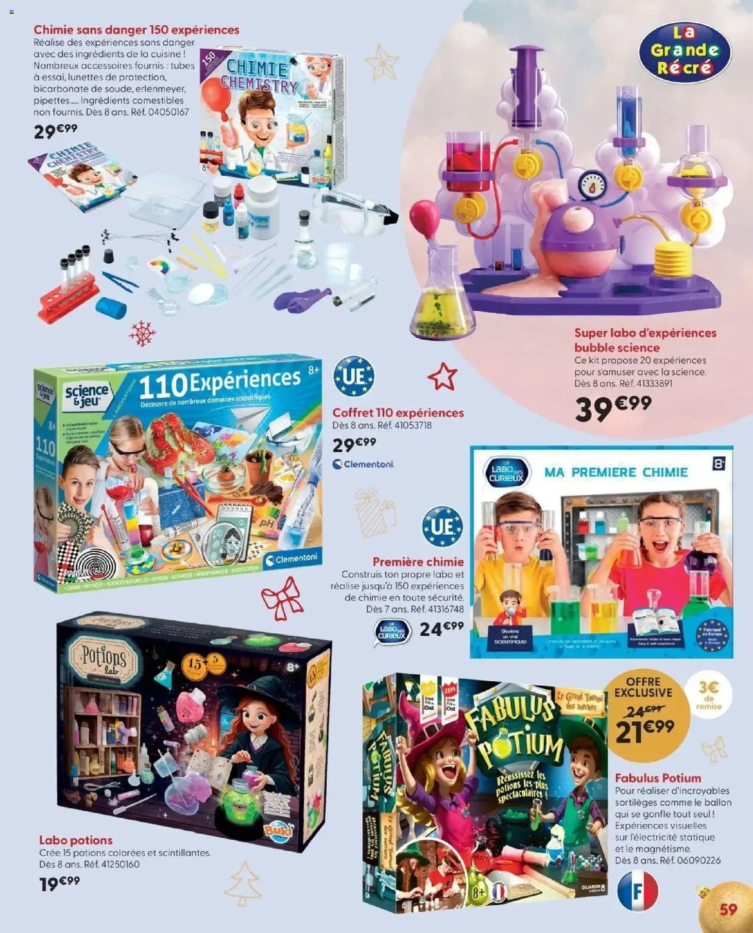 La Grande Récré - LE NOËL DE TOUTES LES PASSIONS à partir du 14/10/2026 - promo en ligne | Page: 59 | Produits: Ingrédients, Ballon, Lunettes