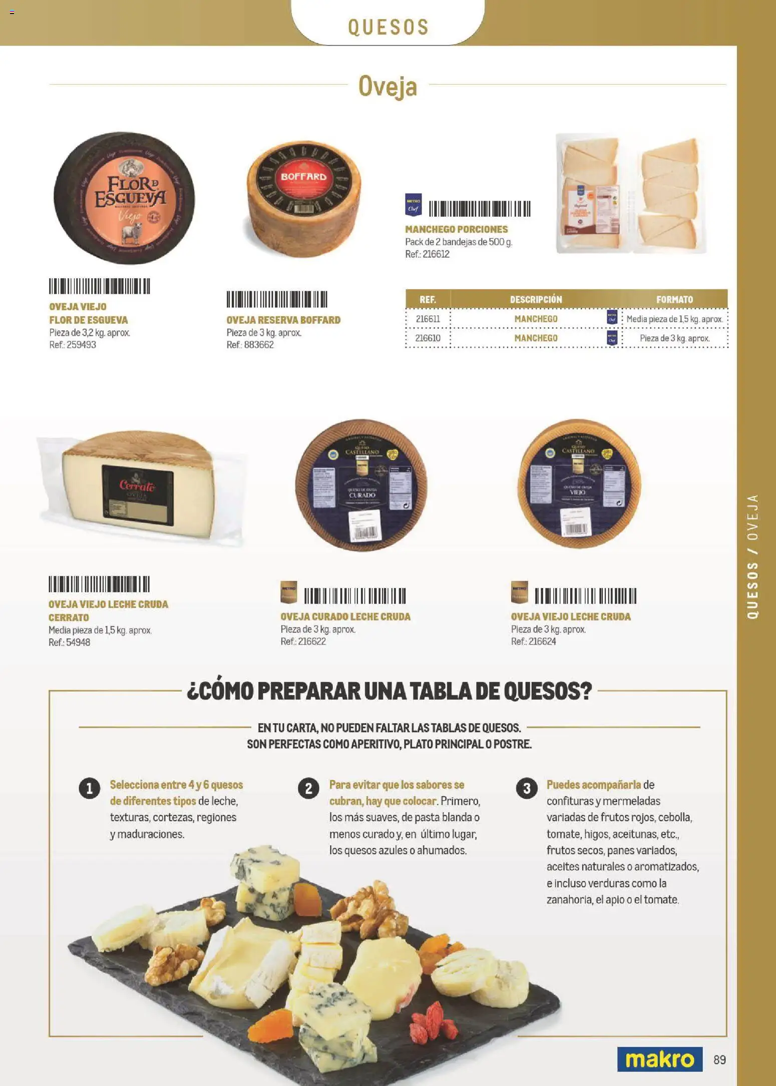 Makro Especial Carta y Menú │ válido desde el 06/07/2026 | Página: 89 | Productos: Leche, Pasta