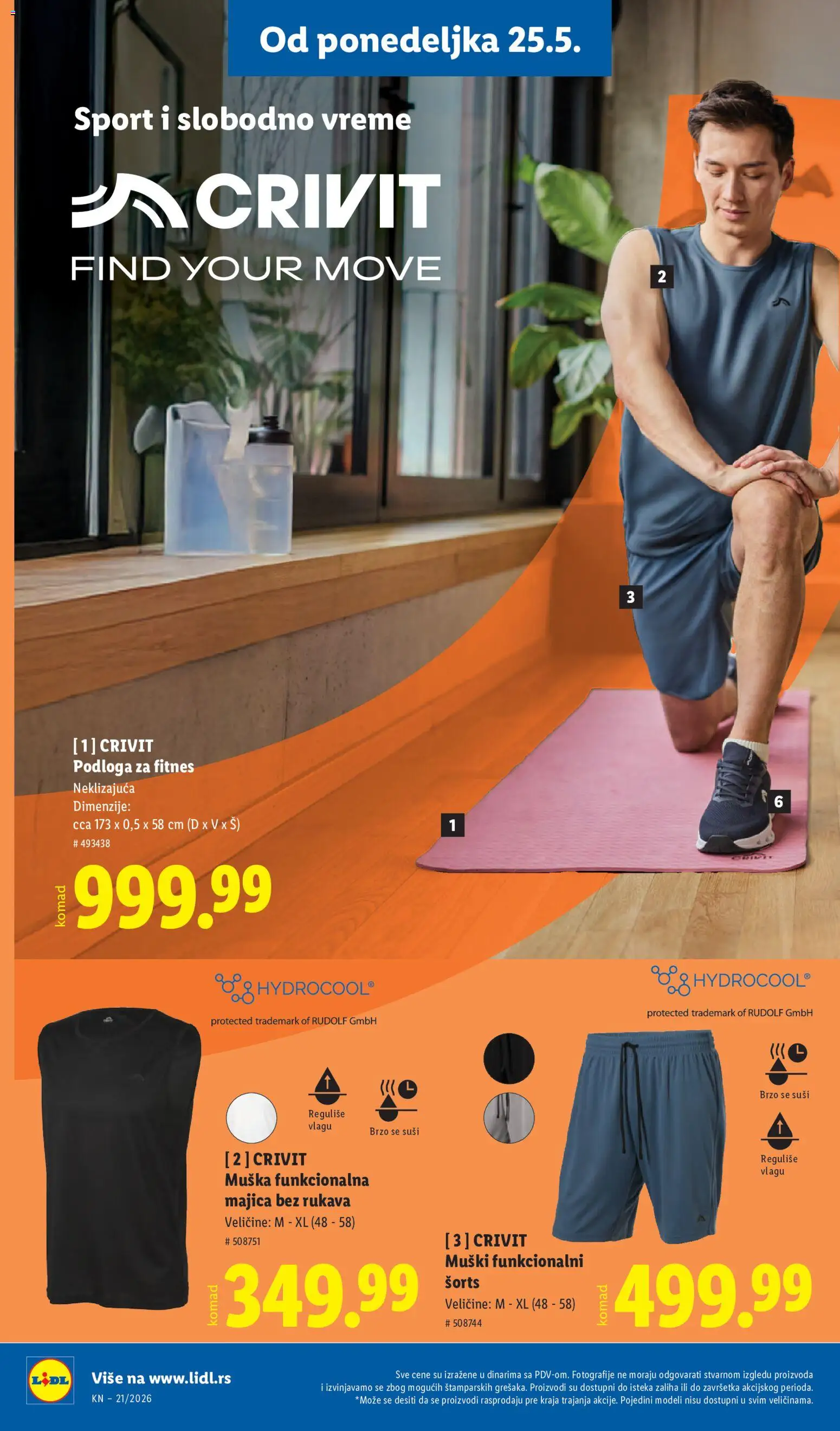 Lidl katalog - važi od 21.05.2026 | Strana: 88 | Proizvode: Majica bez rukava