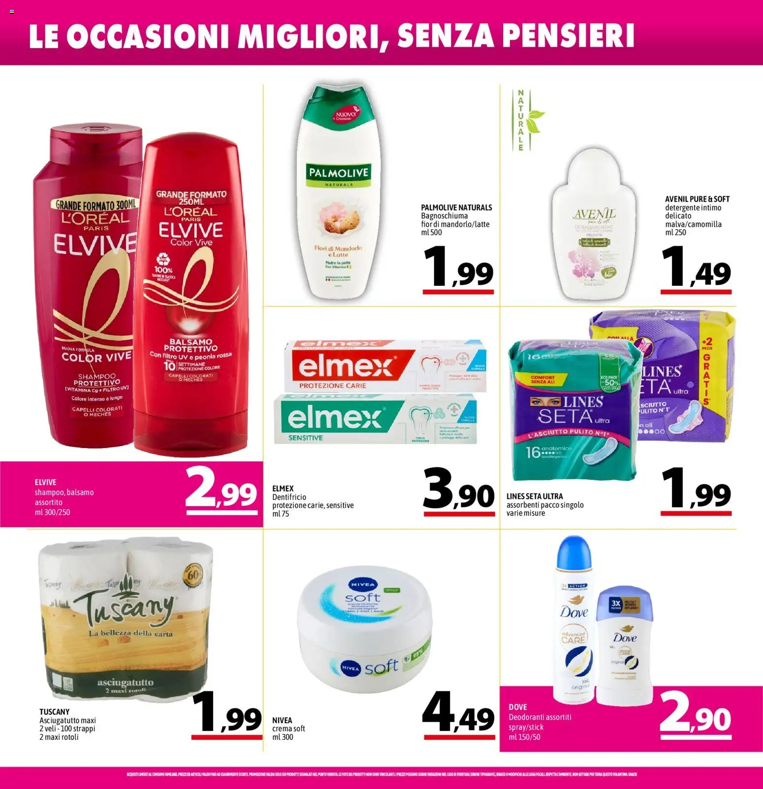 Volantino A&O del 23/07/2026 | Pagina: 14 | Prodotti: Crema, Dentifricio, Detergente, Asciugatutto