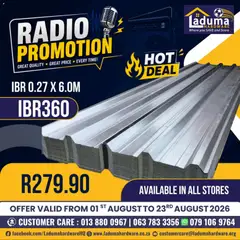 Laduma Hardware specials catalogue – valid from 01/08/2026