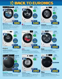 Anteprima del volantino Euronics volantino Torino valido a partire dal 20/08/2026 | Pagina: 10 | Prodotti: Lavatrice, TV, Samsung