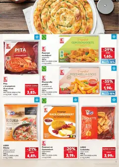 Mozzarella prutići s umakom od crvene paprike, Mozzarella prutići s umakom od crvene paprike - Pregled kataloga iz trgovine Kaufland, vrijedi od 07.10.2026 | Stranica: 5