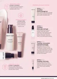 Náhled letáku TimeWise® Antioxidační hydratační krém/gel, Hydratuje po dobu 12 hodin. Má příjemné nemastné a rychle vstřebávající se složení. Navržen tak, aby snadno doplnil denní i noční péči. Antioxidační hydratační krém také dodává pleti dávku našeho vysoce účinného 3D komplexu. od 22.02.2025 | Strana: 25 | Produkty: Známky, Krém, Hydratační krém
