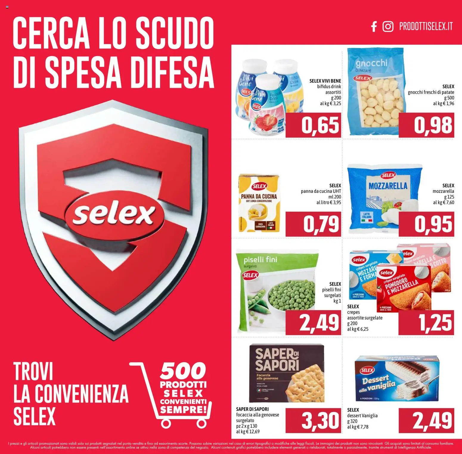 Volantino Emisfero del 08/10/2026 | Pagina: 22 | Prodotti: Focaccia, Panna, Piselli, Gnocchi