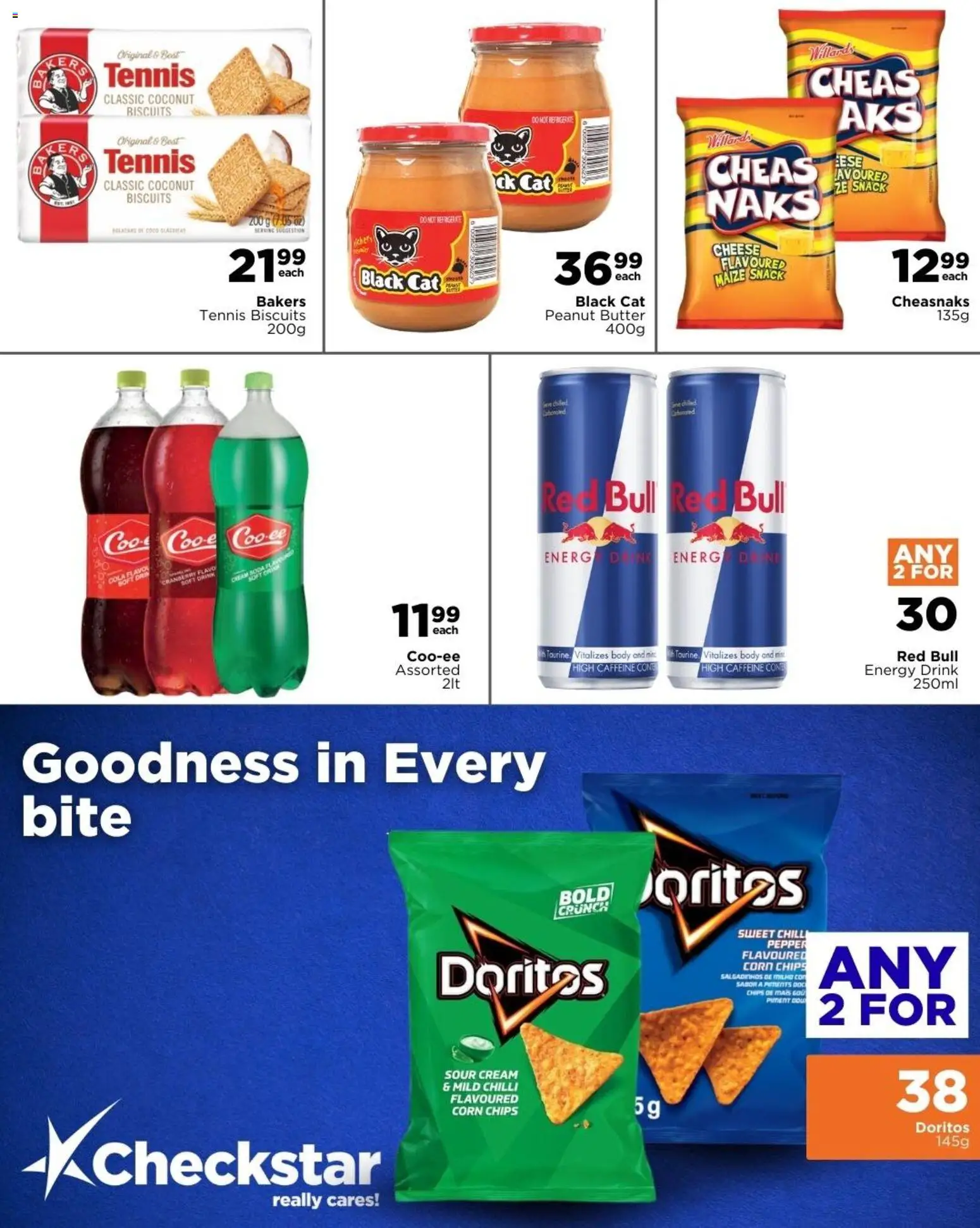 New Check Star catalogue – valid from 25/02/2026 | Page: 6 | Products: Corn, Biscuits, Peanut butter, Chilli