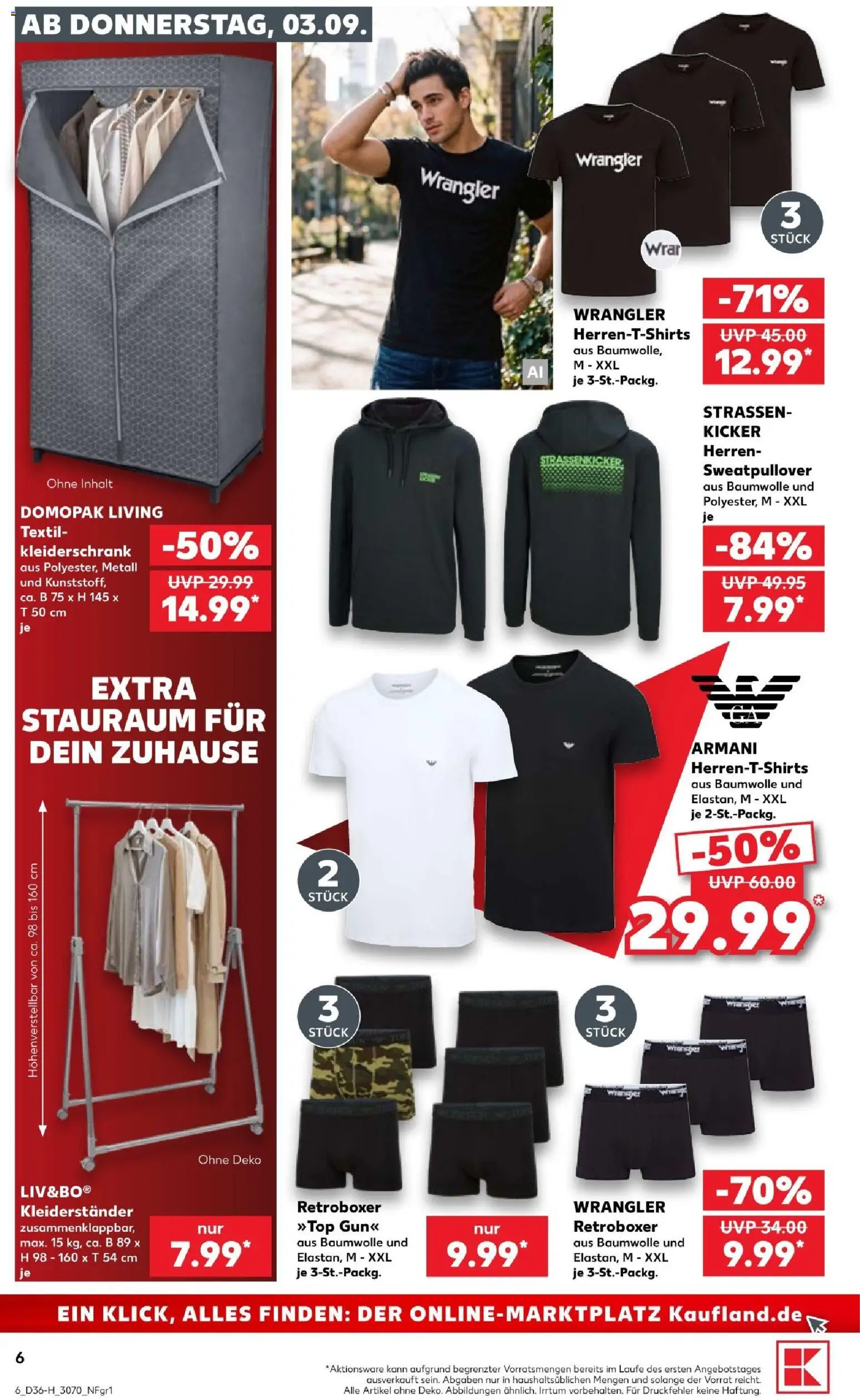 Kaufland Prospekt Leipzig – gültig ab 03.09.2026 | Seite: 6 | Produkte: Kleiderschrank, Kleiderständer