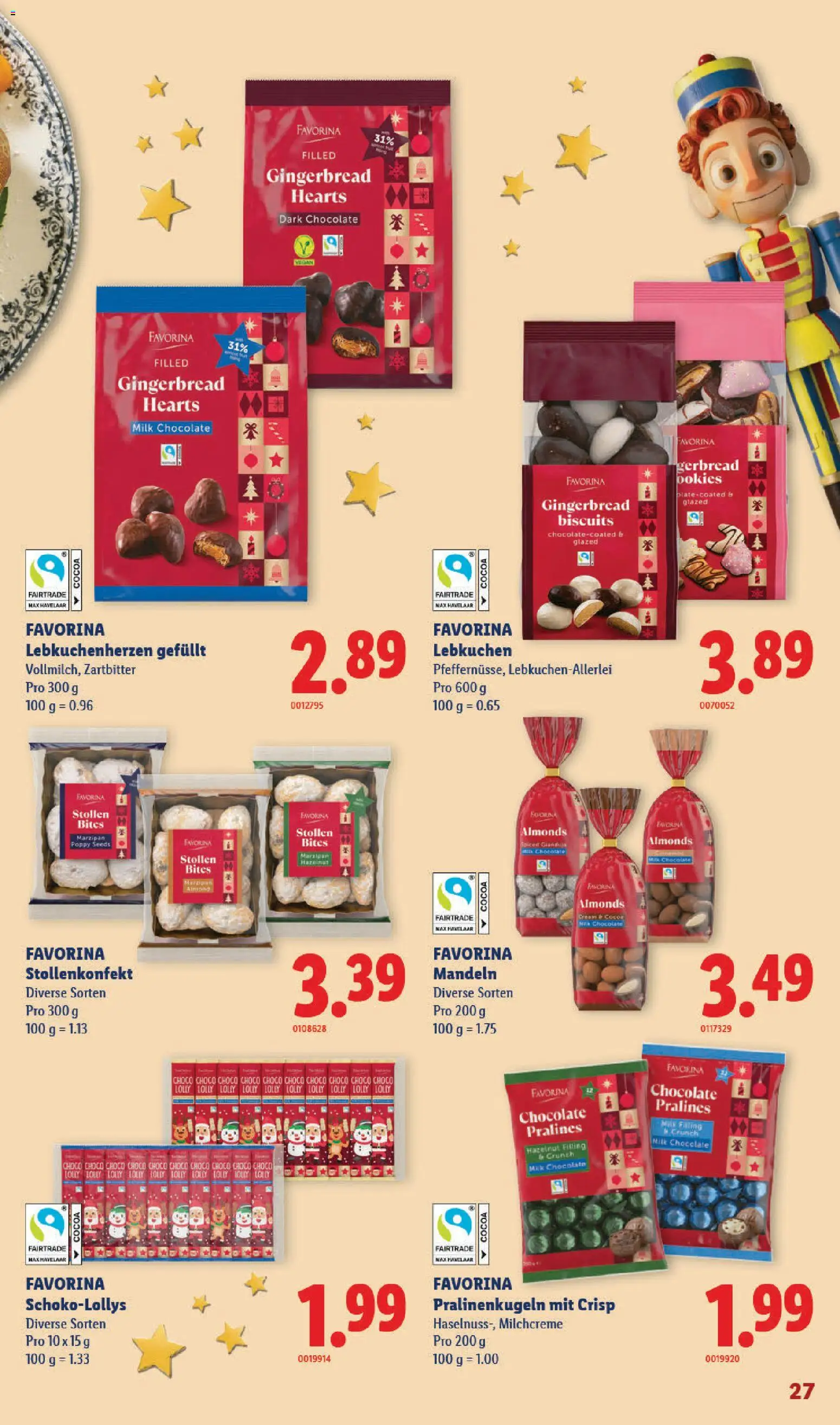 Lidl aktionen Festliche Spezialitäten – gültig ab 29.10.2026 | Seite: 27