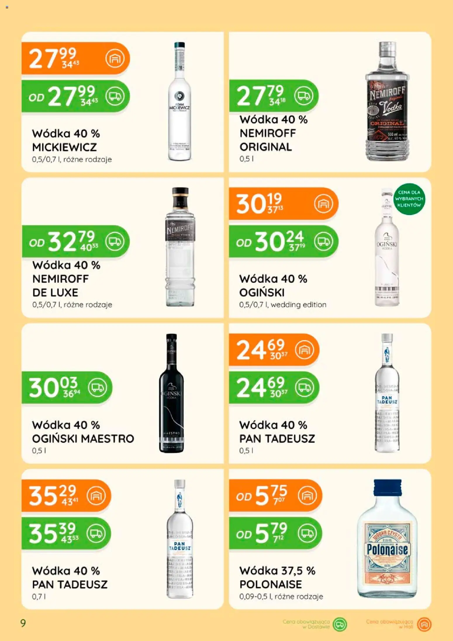 Eurocash gazetka - Katalog Alkoholowy od 01.08.2026 | Strona: 9 | Produkty: Ogiński, Vodka, Wódka