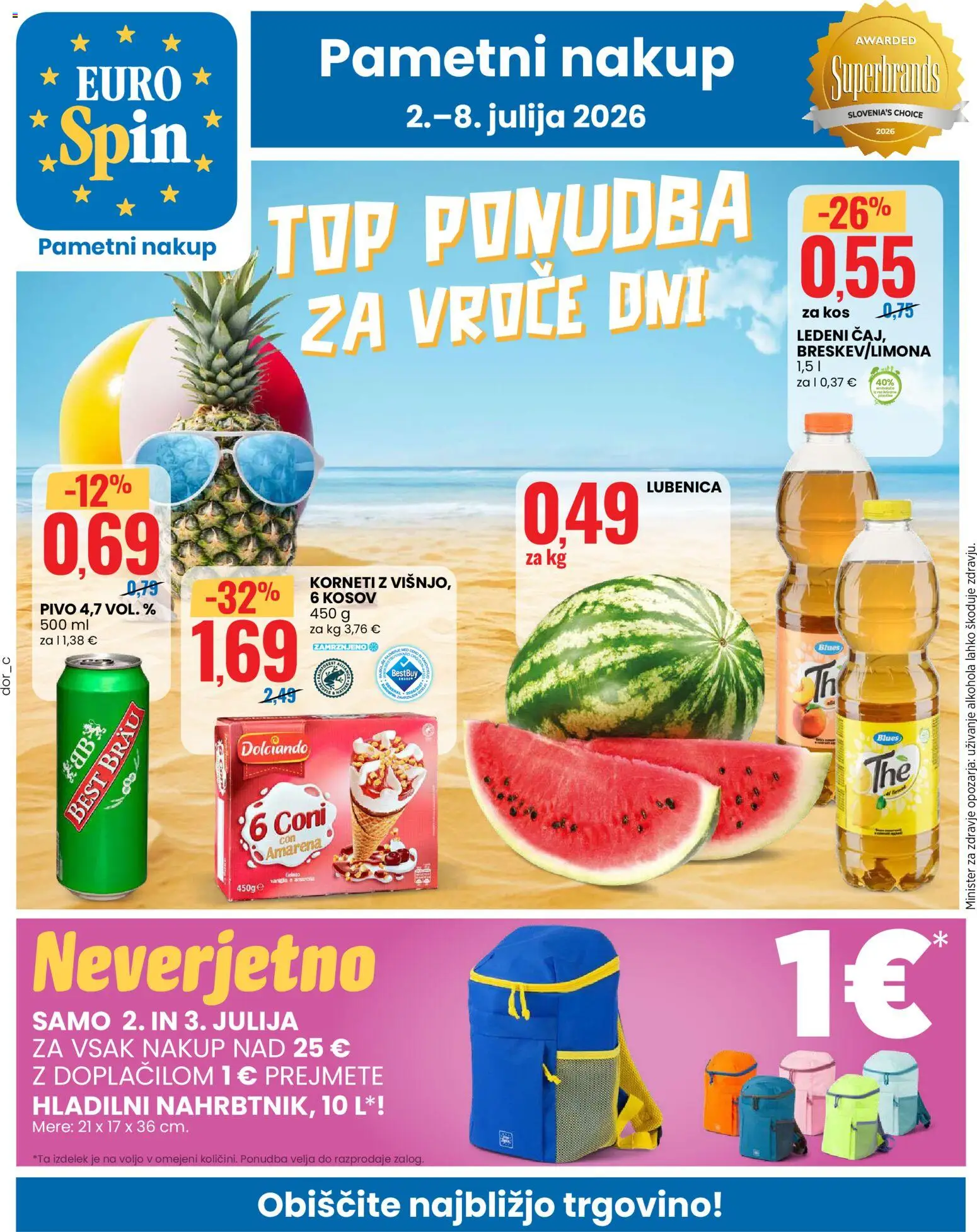 Novi Eurospin katalog ponudbe – veljaven od 02.07.2026 | Stran: 1