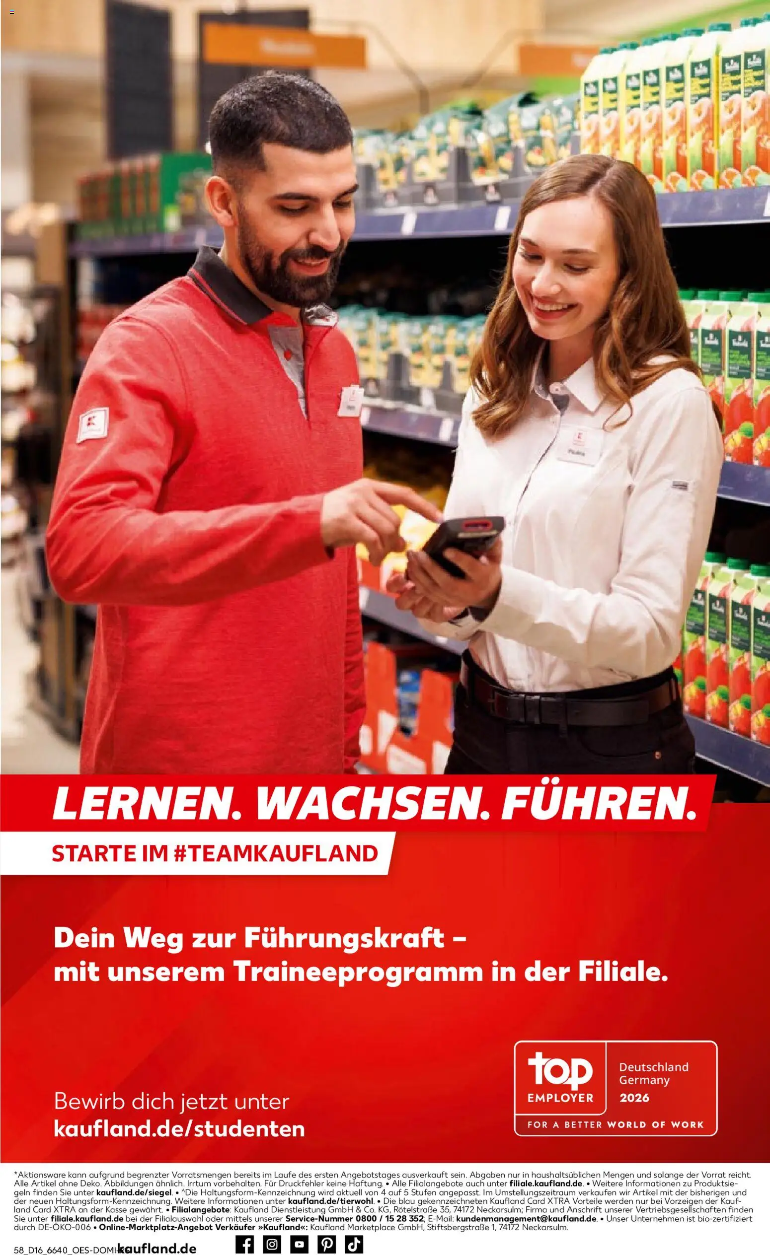Kaufland Německo leták od 16.04.2026 | Strana: 58