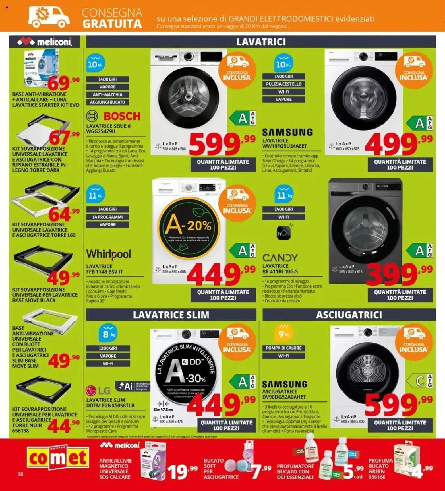 Nuovo Comet volantino Back to school dal 20/08/2026 > offerte anteprima 🛍️ | Pagina: 30 | Prodotti: Anticalcare, Lavatrice, Asciugatrice, Samsung
