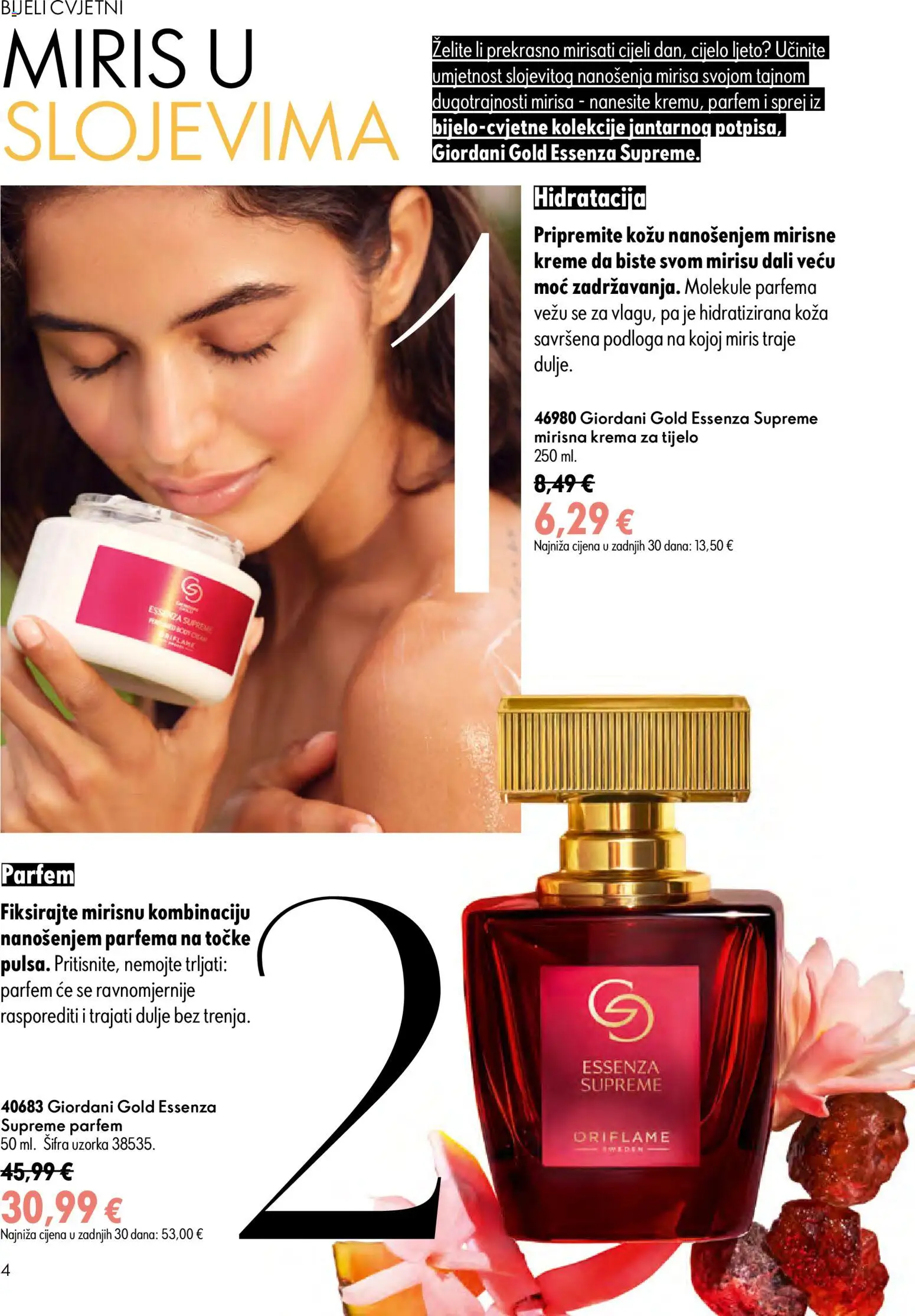 Oriflame katalog | vrijedi od 24.06.2026 | Stranica: 4 | Proizvodi: Parfem, Miris, Krema za tijelo, Krema