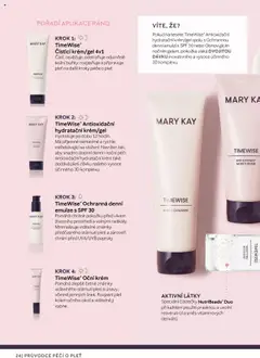 Náhled letáku TimeWise® Antioxidační hydratační krém/gel, Hydratuje po dobu 12 hodin. Má příjemné nemastné a rychle vstřebávající se složení. Navržen tak, aby snadno doplnil denní i noční péči. Antioxidační hydratační krém také dodává pleti dávku našeho vysoce účinného 3D komplexu. od 22.02.2025 | Strana: 24 | Produkty: Známky, Krém, Hydratační krém