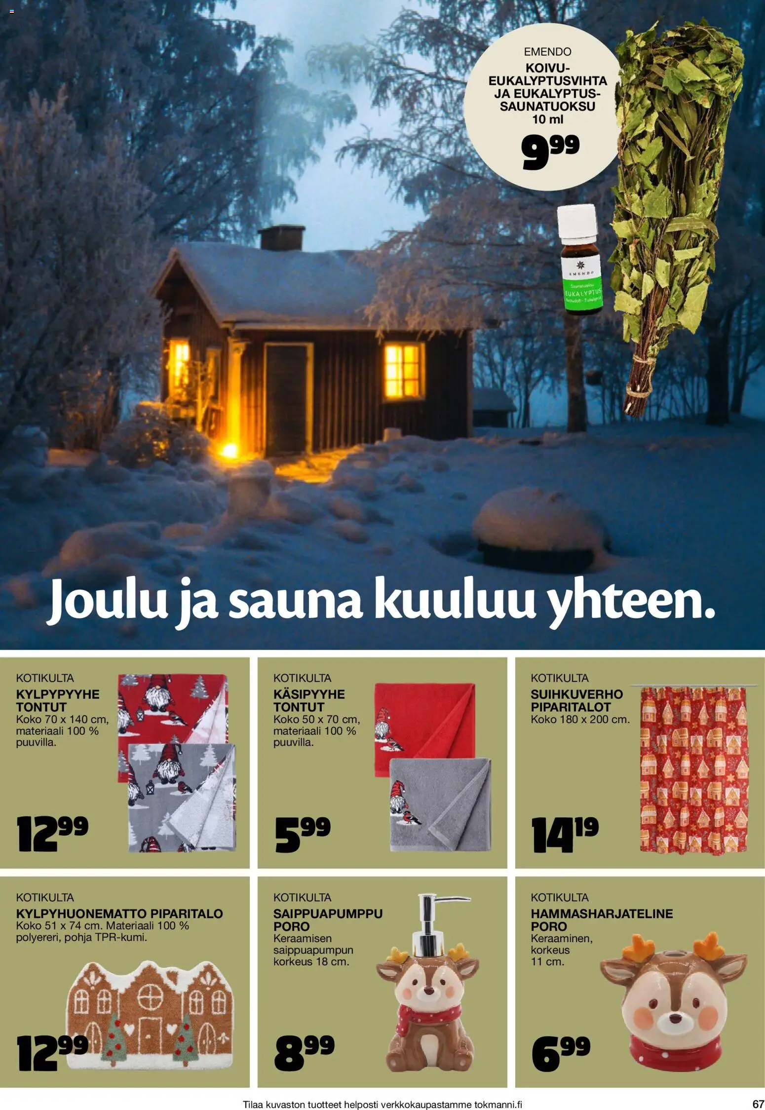 Tokmanni Joulukuvasto 2026 – voimassa 26/10/2026 alkaen | Sivu: 67