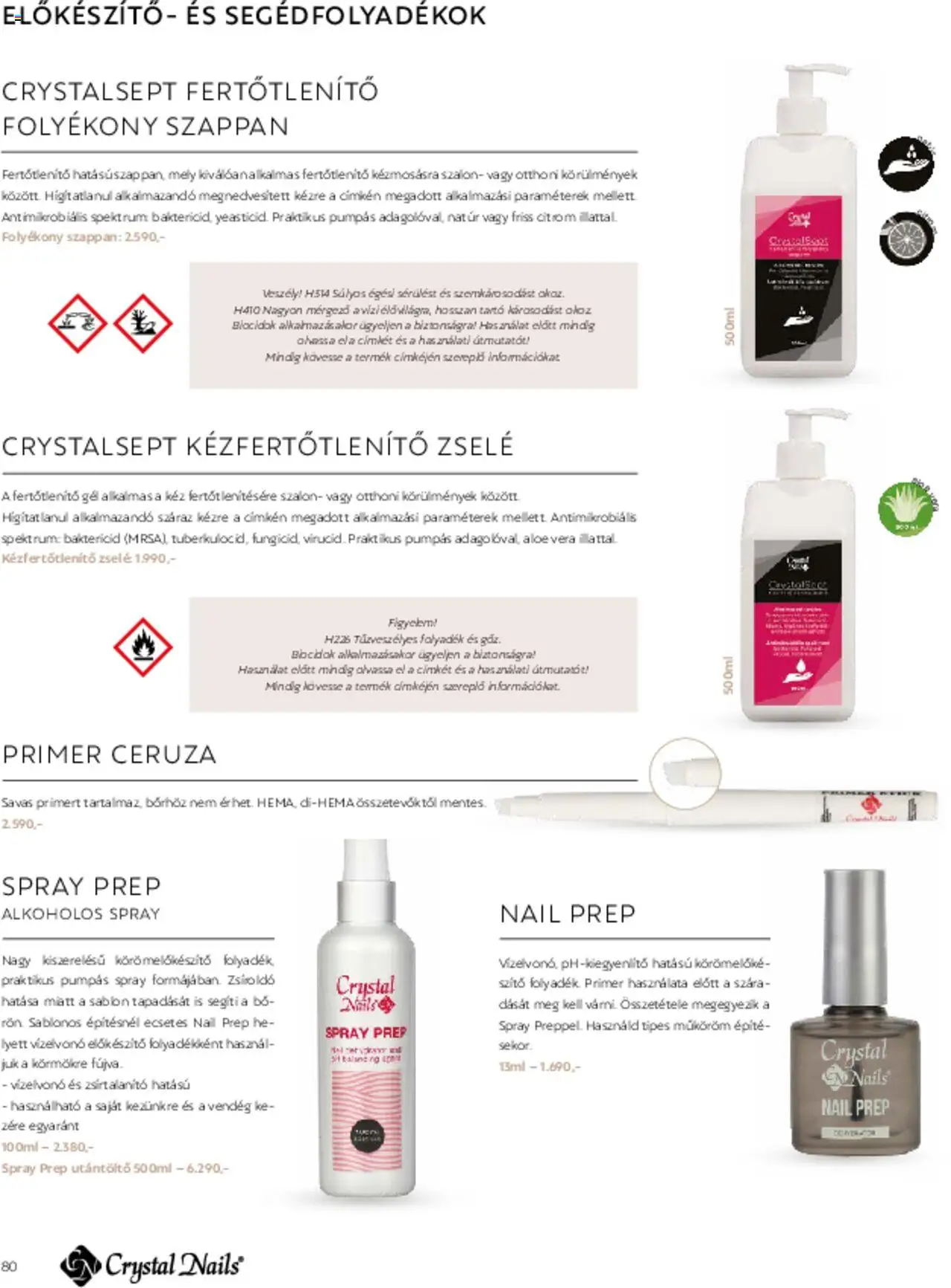 Crystal Nails akciós ujság - amely érvényes a következő dátumtól: 01.03.2025 | Oldal: 80 | Termékek: Kézfertőtlenítő, Folyékony szappan, Aloe vera, Szappan