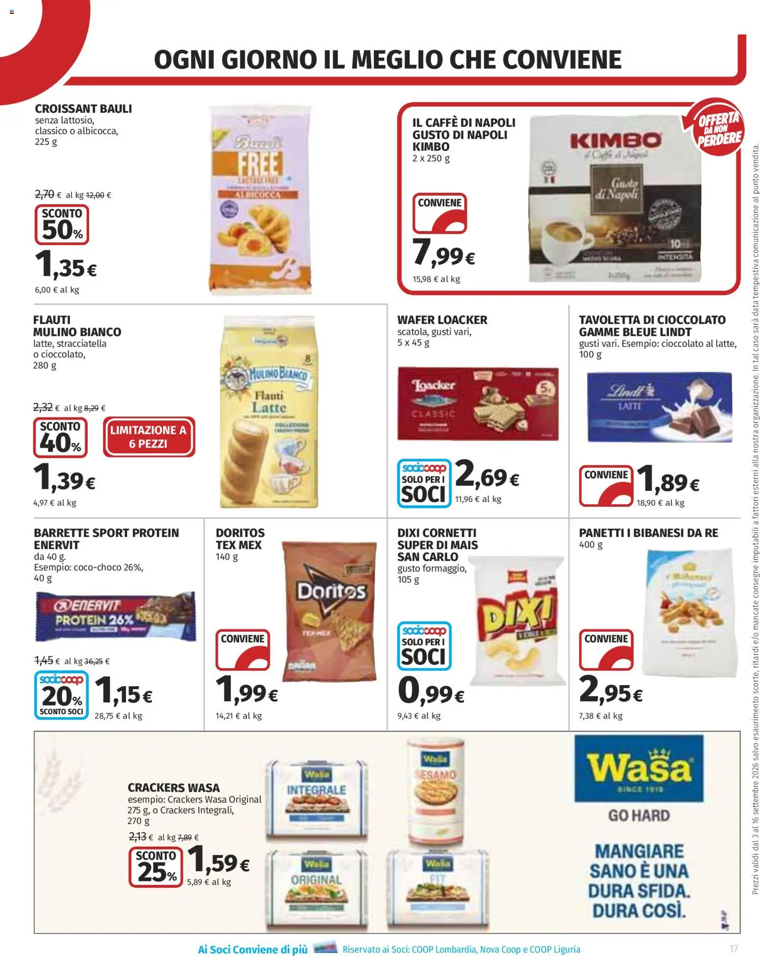 Volantino COOP del 03/09/2026 | Pagina: 17 | Prodotti: Cioccolato, Latte, Data, Stracciatella