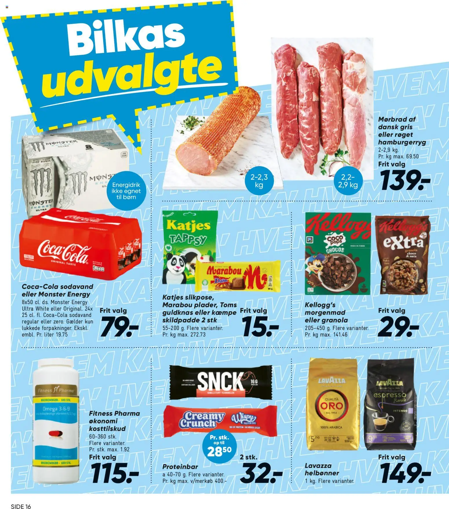 Bilka tilbudsavis – gyldig fra 30/10/2026 | Side: 18 | Produkter: Sodavand, Hamburgerryg
