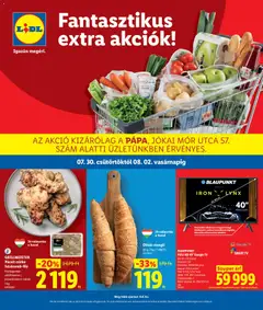 Lidl Pápa - amely érvényes a következő dátumtól: 2026.07.30.