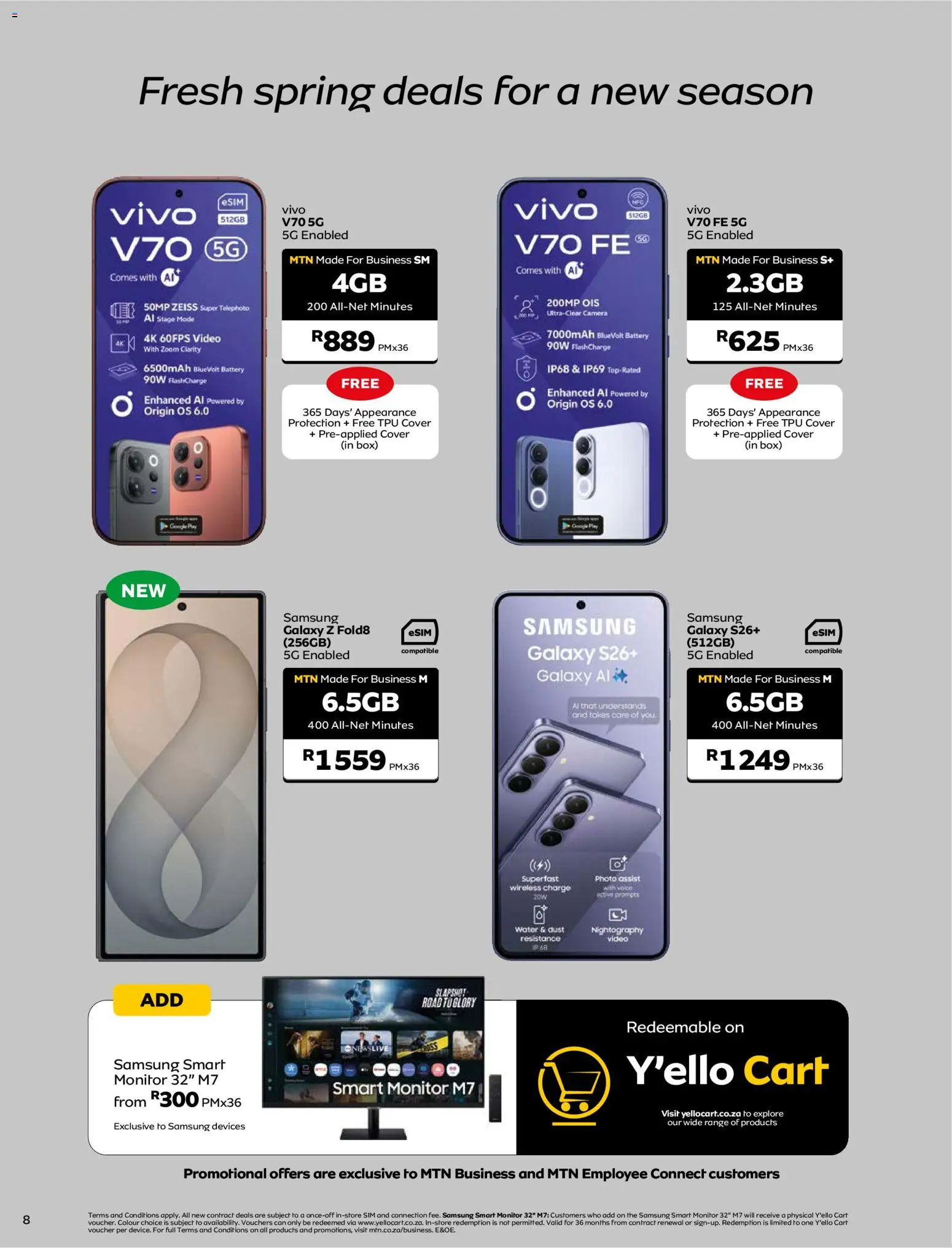 New MTN catalogue – valid from 07/09/2026 | Page: 8 | Products: Cover, Monitor, Box, Battery