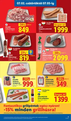 Lidl akciós újság - amely érvényes a következő dátumtól: 2026.07.02. | Oldal: 5