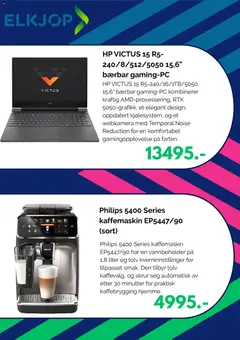 Forhåndsvisning av Elkjøp kundeavis gyldig fra 21/07/2026 | Side: 5 | Produkter: Kaffemaskin