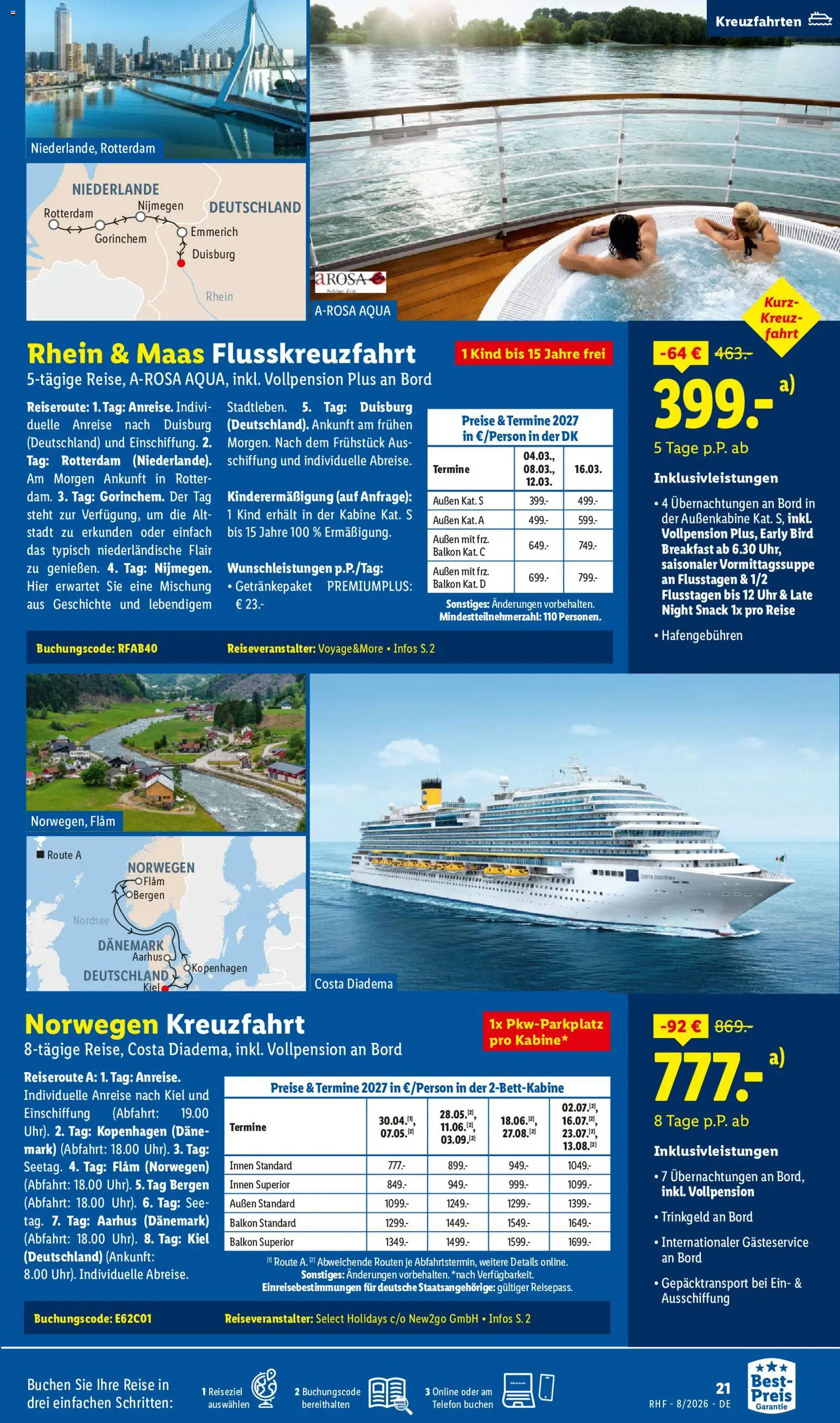 Lidl Reisen Prospekt – gültig ab 29.07.2026 | Seite: 21 | Produkte: Telefon, Uhr