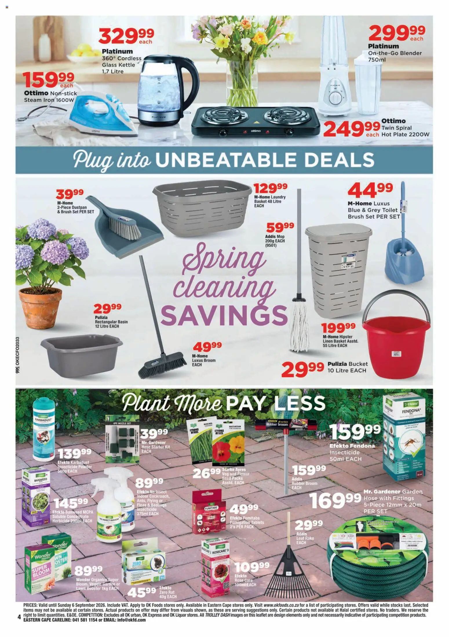 New OK Foods catalogue – valid from 25/08/2026 | Page: 4 | Products: Kettle, Basket, Powder, Basin