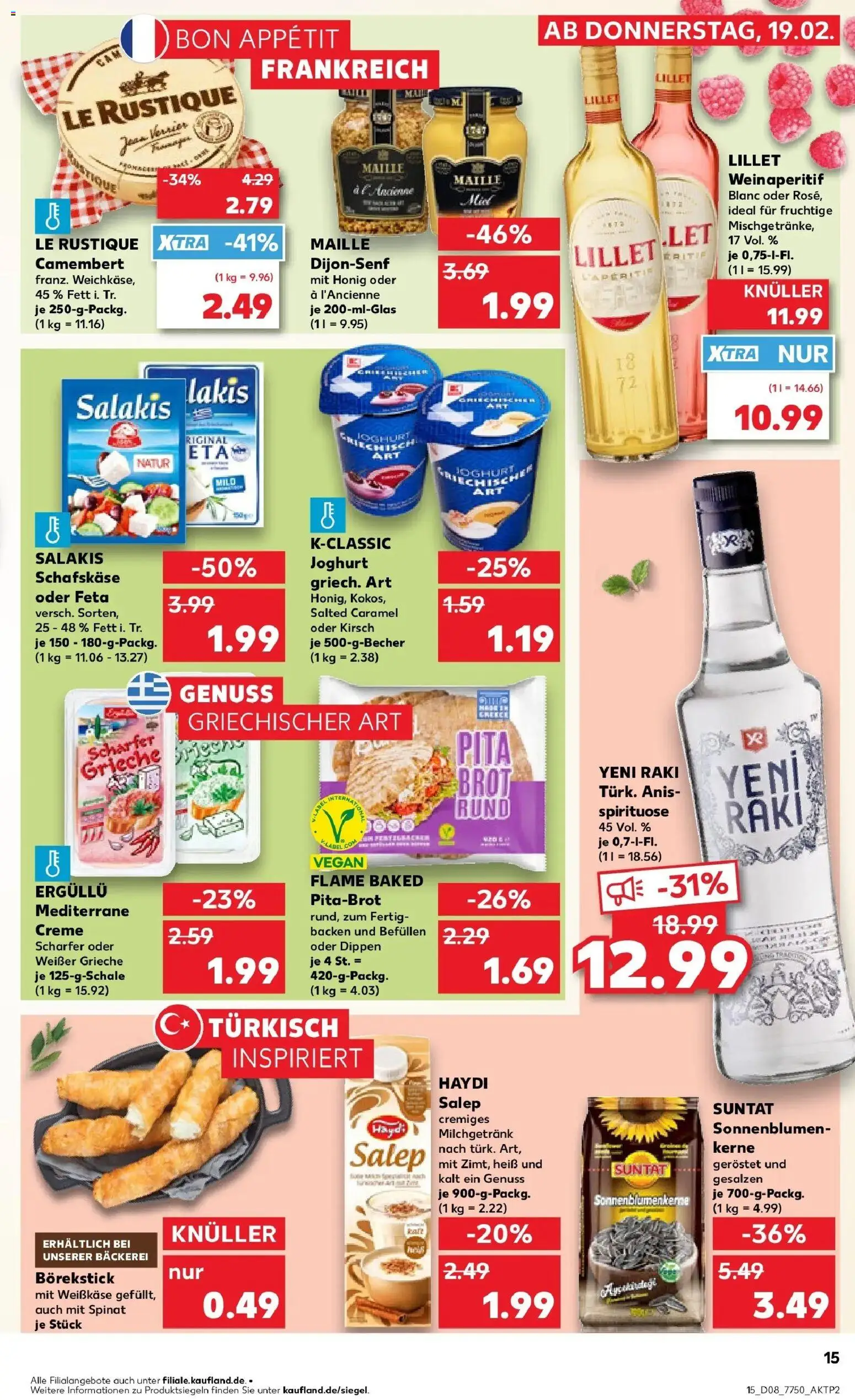 Kaufland prospekt Hermeskeil	 – gültig ab 19.02.2026 | Seite: 23 | Produkte: Feta, Joghurt, Brot, Schafskase