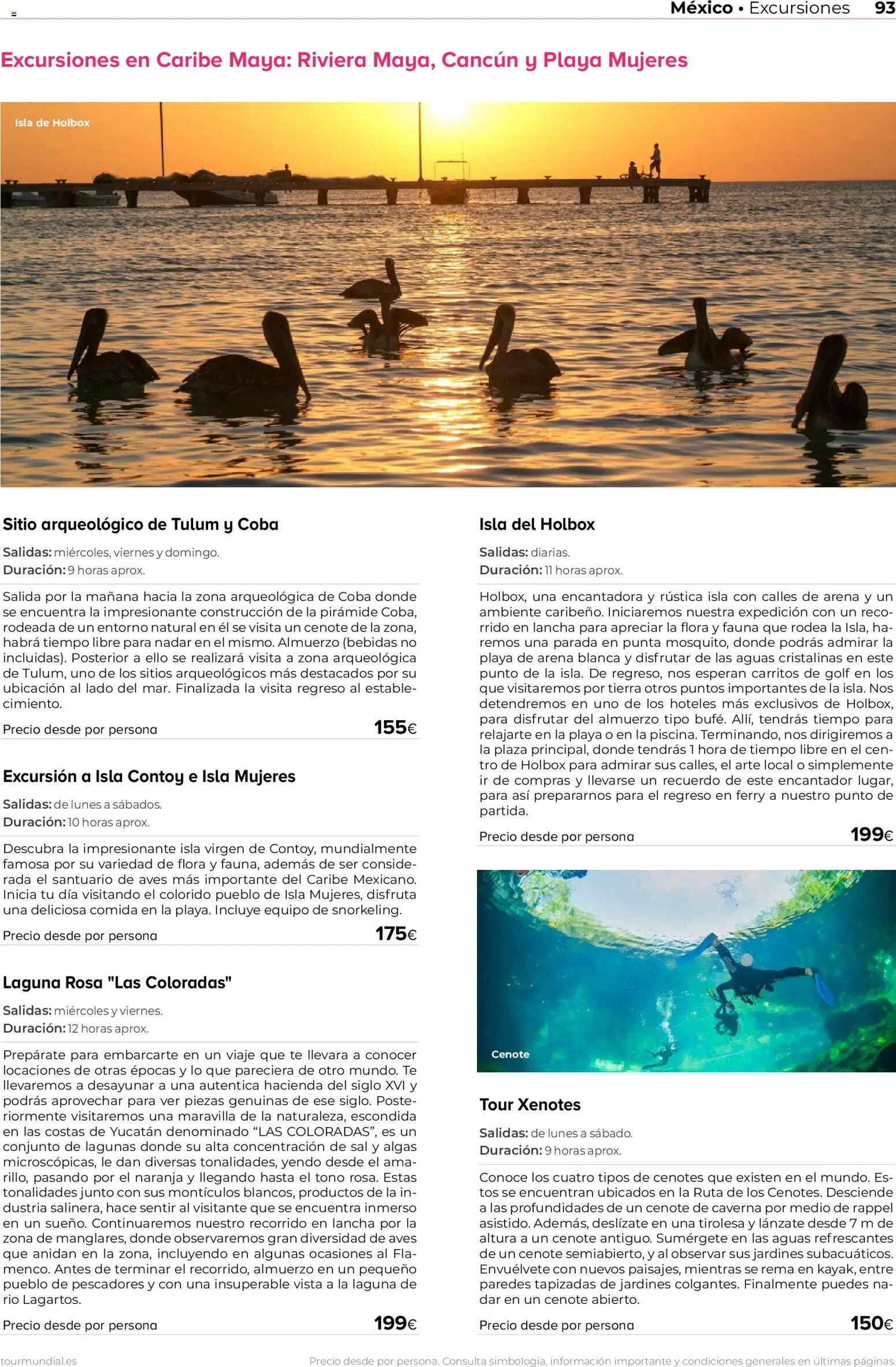 Viajes El Corte Inglés Norteamérica y Caribe │ válido desde el 01/01/2026 | Página: 93 | Productos: Aves, Té, Bebidas, Sal