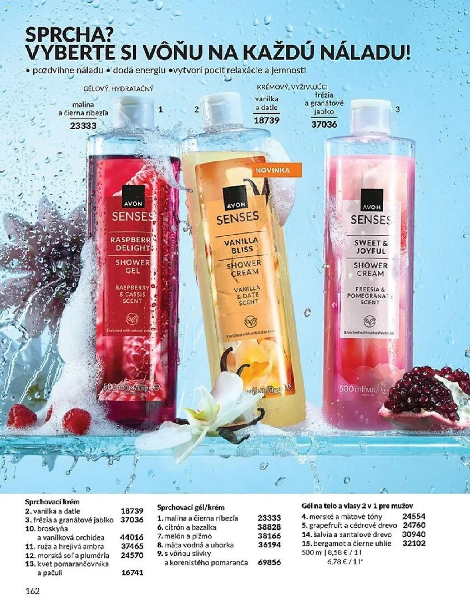 Nové Avon akcie – leták je platný od 01.03.2026 | Strana: 162 | Produkty: Krém, Grapefruit, Melón, Orchidea