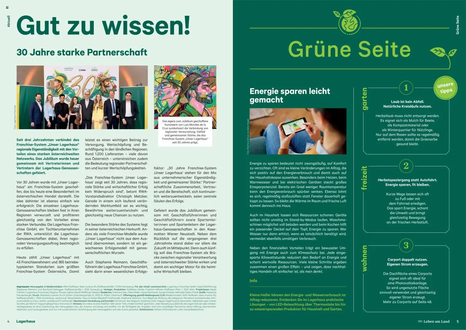 Lagerhaus Fürs Leben am Land Herbst 2026 gültig ab 01.08.2026 | Seite: 3 | Produkte: Wasser, Käse