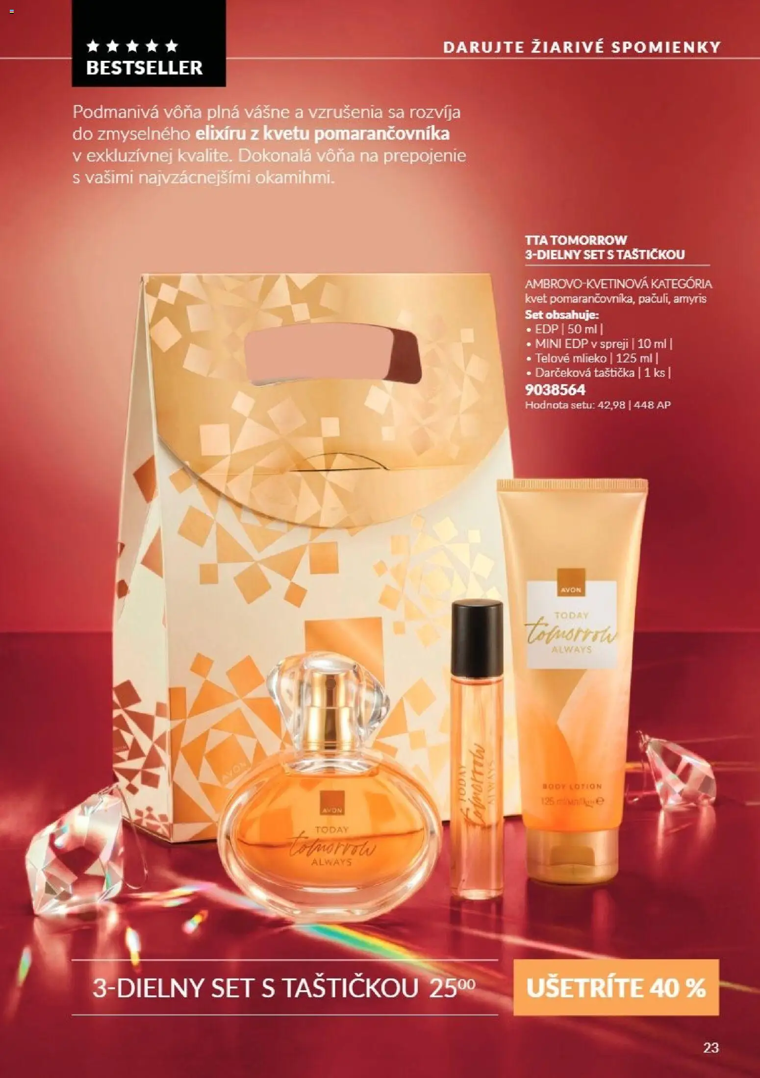 Nové Avon akcie – leták je platný od 01.11.2026 | Strana: 23 | Produkty: Mlieko, Telové mlieko