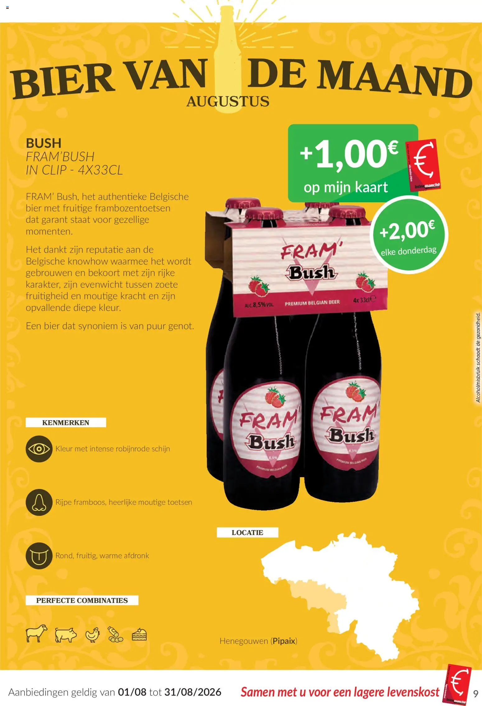 {H1} | Pagina: 9 | Producten: Bier, Kaart
