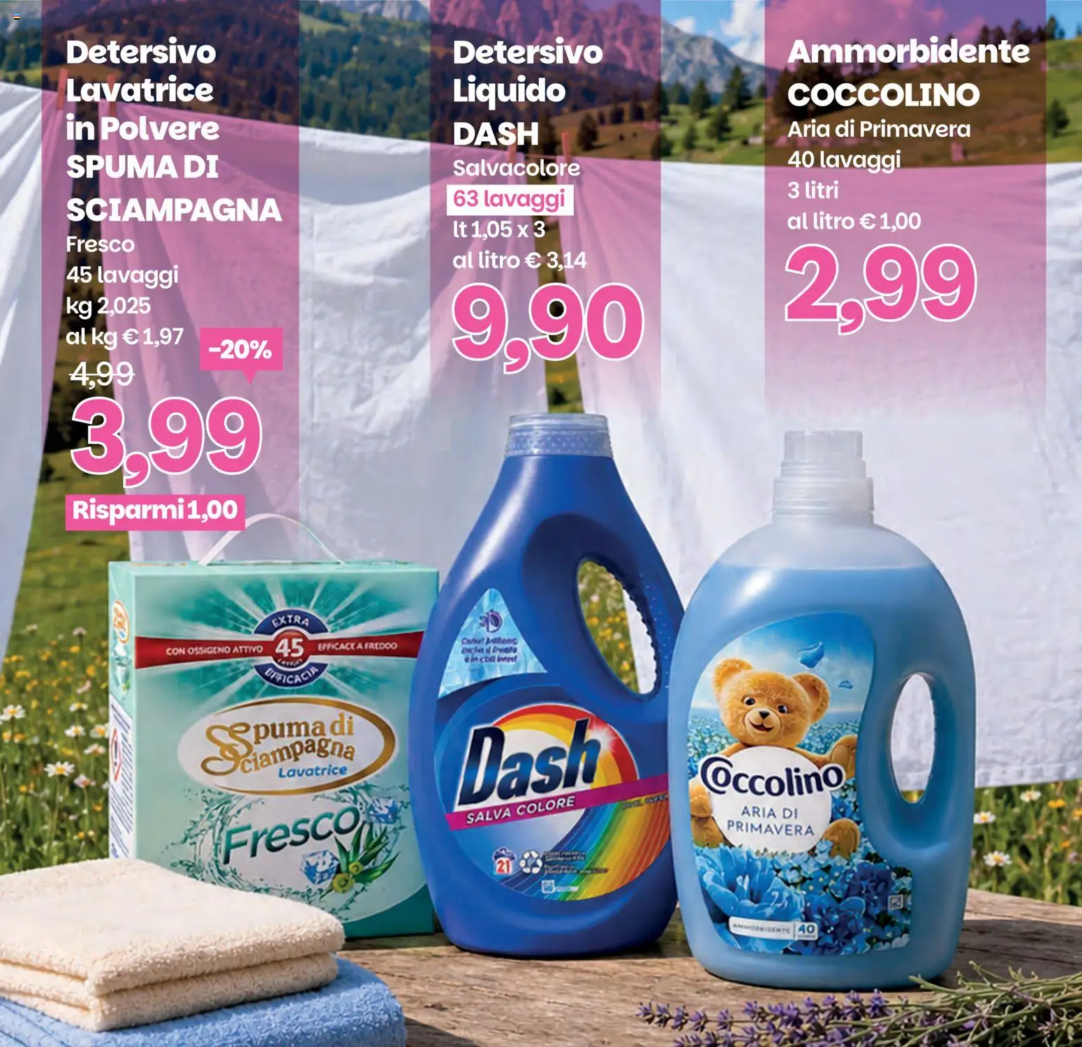 Volantino Prix del 26.05.2026 | Pagina: 20 | Prodotti: Ammorbidente, Lavatrice