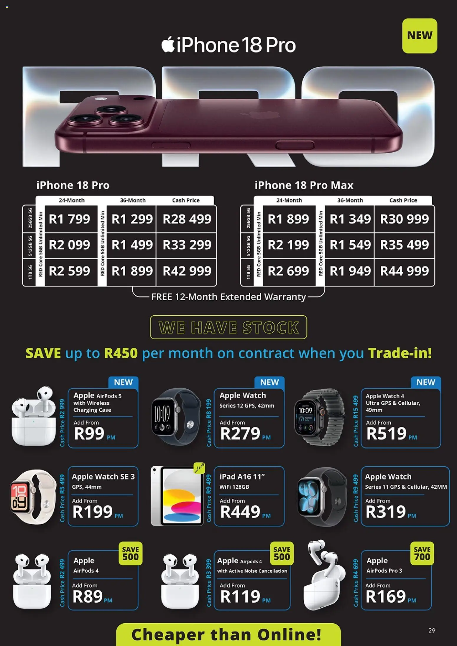 New Cellucity catalogue – valid from 07/10/2026 | Page: 29 | Products: Watch, Case, Stock