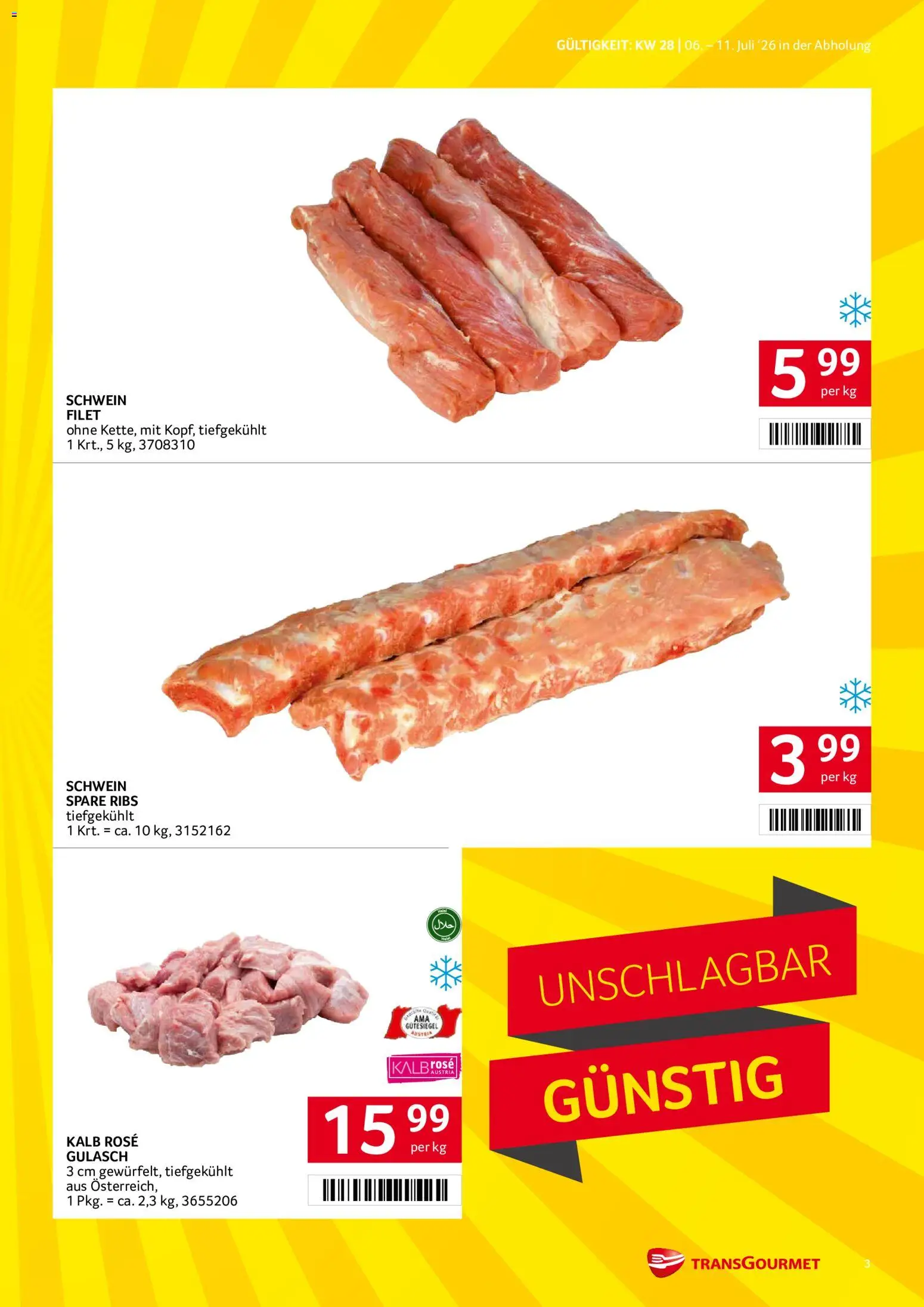 Transgourmet Flugblatt gültig ab 06.07.2026 | Seite: 3