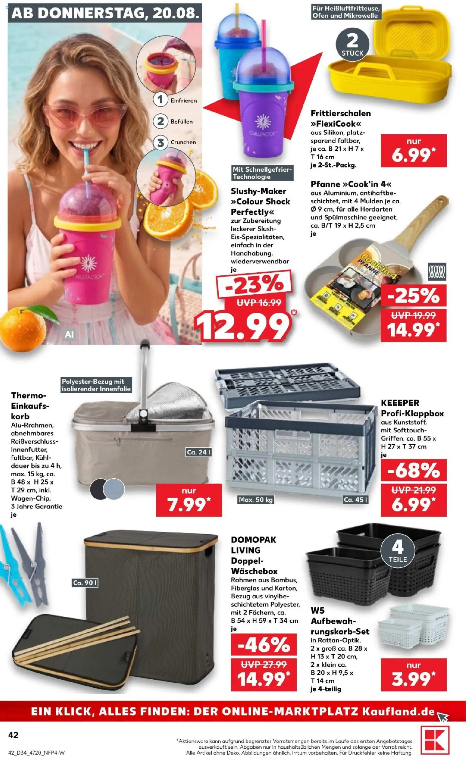 Kaufland Prospekt Hannover – gültig ab 20.08.2026 | Seite: 44 | Produkte: Ofen, Mikrowelle, Korb