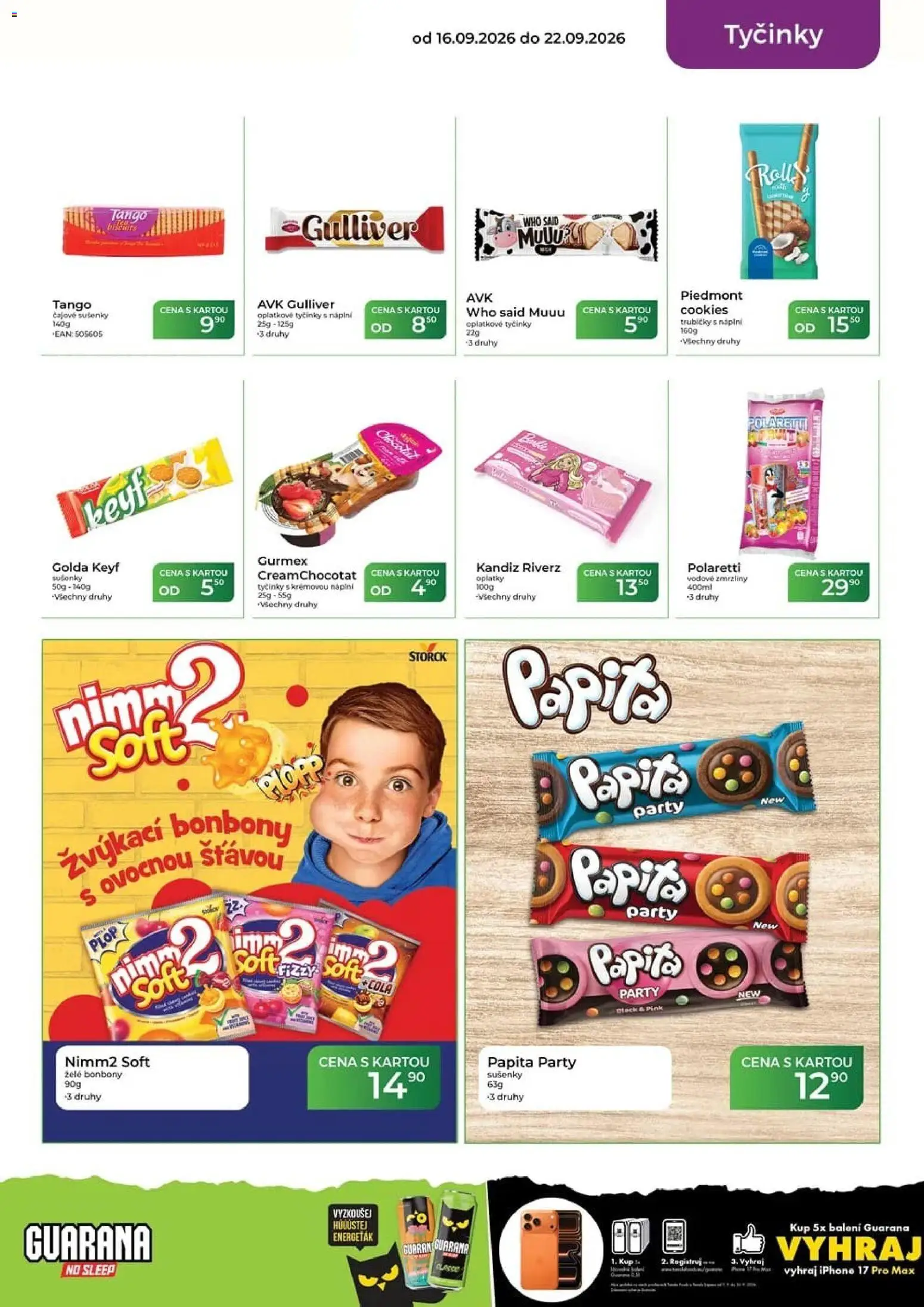 Tamda Foods leták od 16.09.2026 | Strana: 29 | Produkty: Trubičky, Bonbóny, Tyčinky, Oplatky