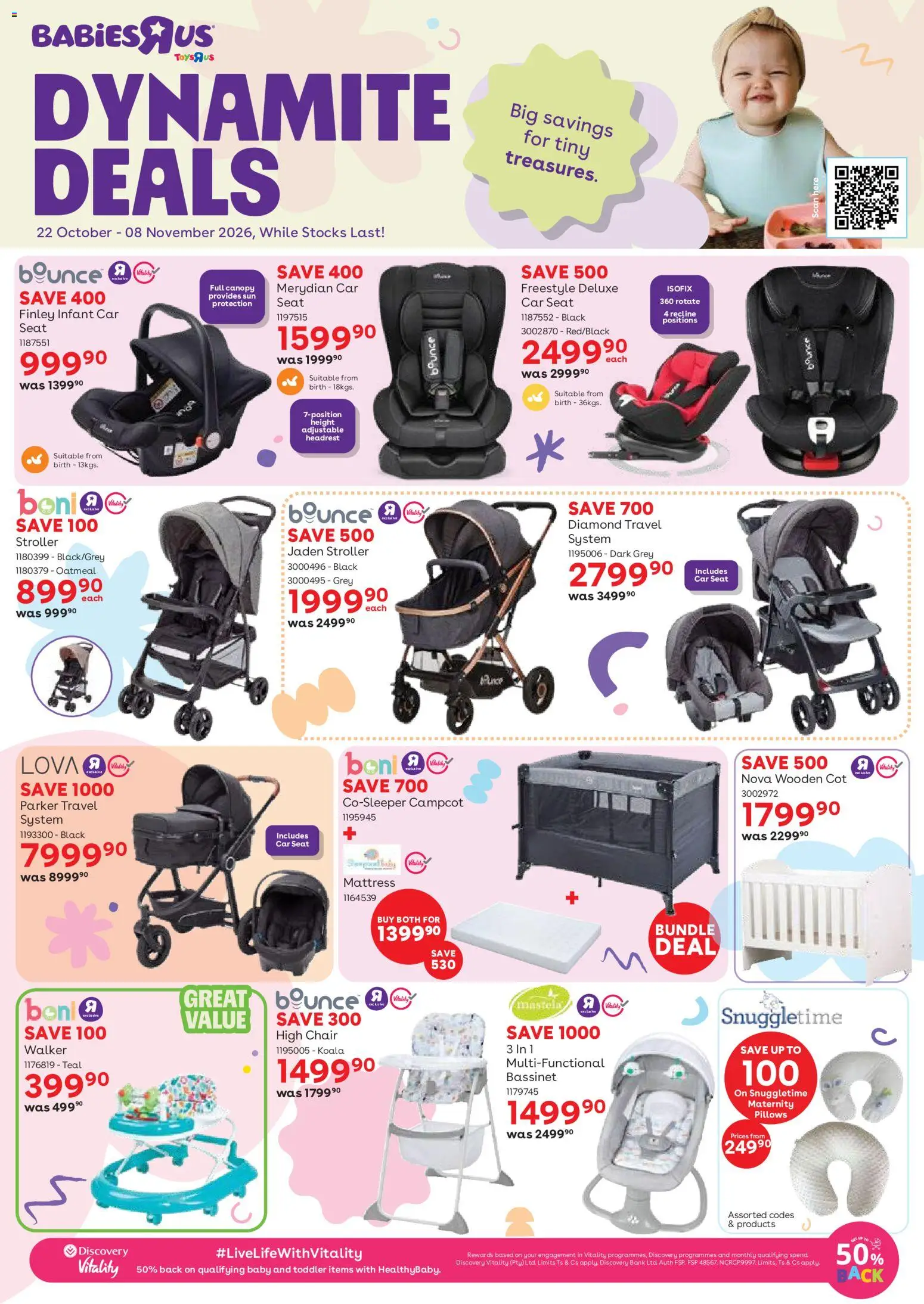 New Babies R Us catalogue – valid from 22/10/2026 | Page: 1 | Products: Mattress, Chair