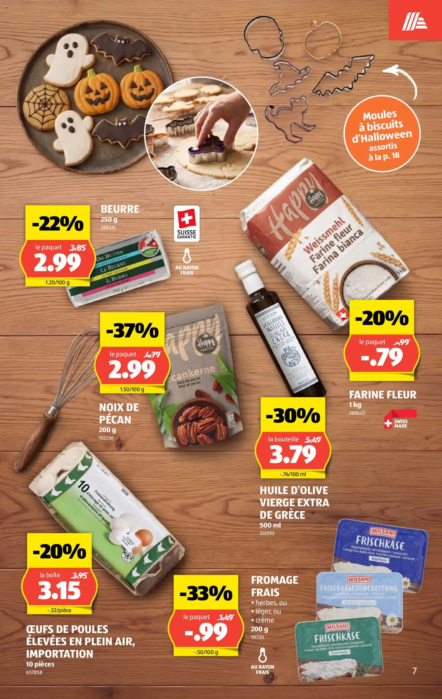Aldi aktionen FR – gültig ab 08.10.2026 | Seite: 7 | Produkte: Frischkäse, Butter, Creme