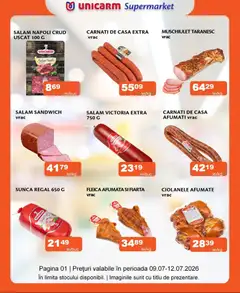Ofertele Unicarm valabile de la 09.07.2026