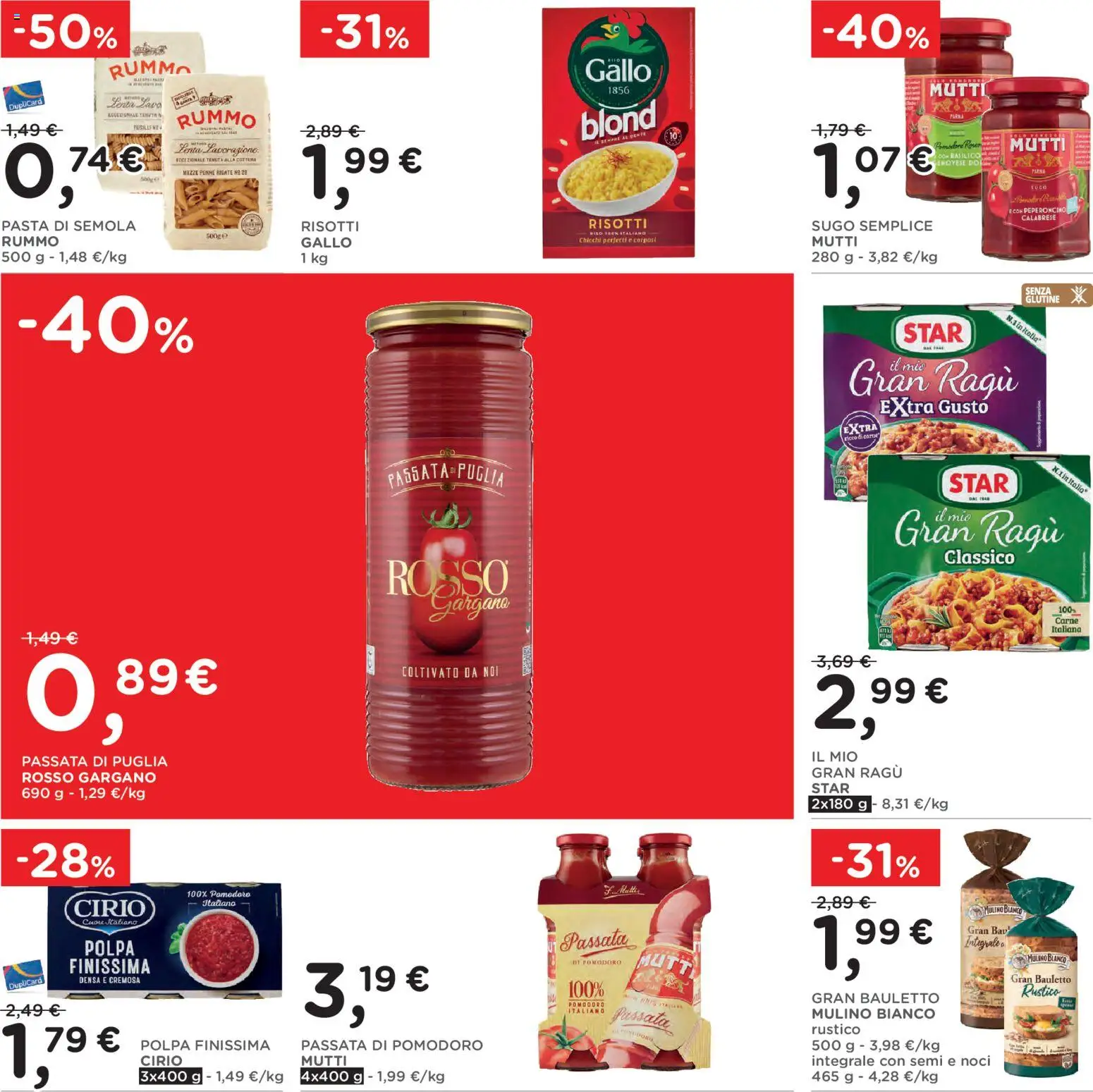 Volantino Poli del 03.06.2026 | Pagina: 17 | Prodotti: Noci, Mutti, Sugo, Penne