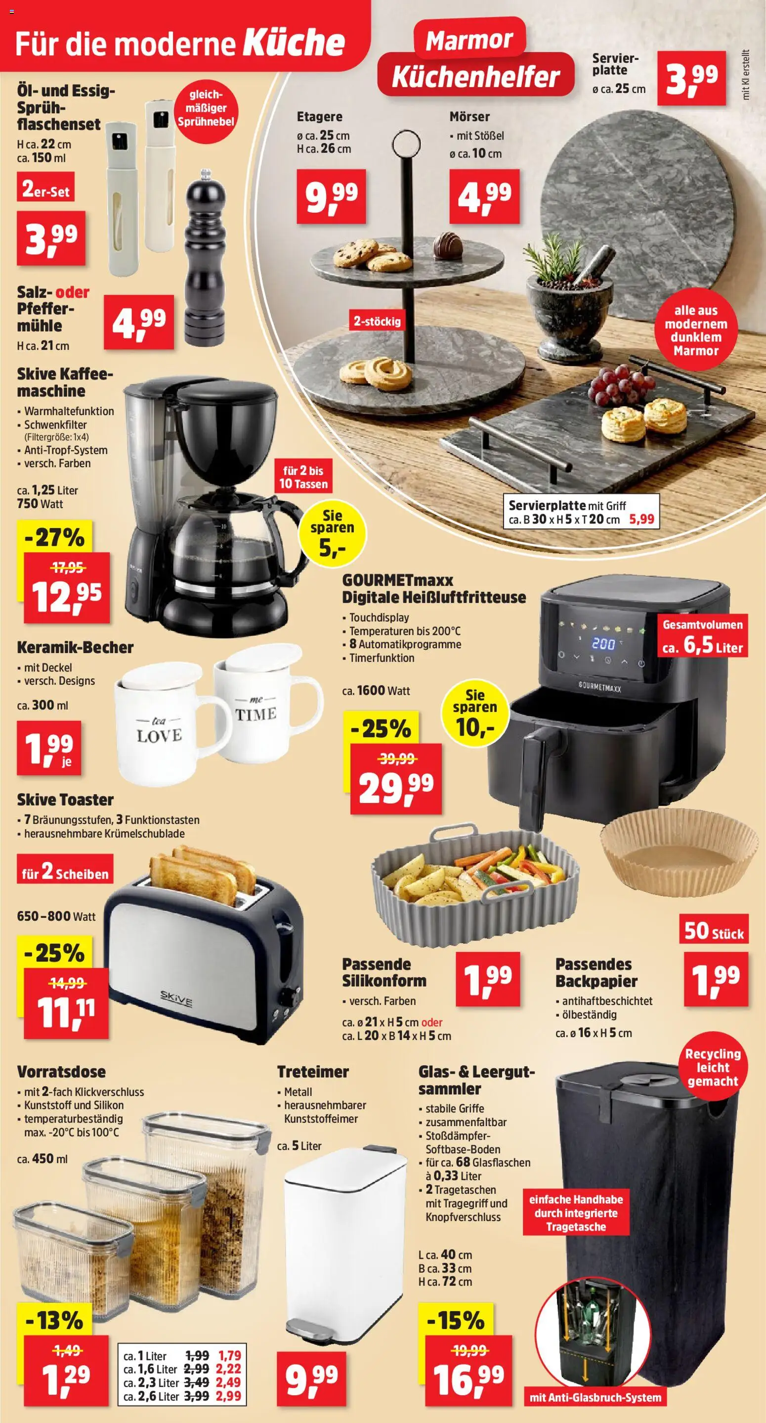 Thomas Philipps Prospekt – gültig ab 07.09.2026 | Seite: 10 | Produkte: Mühle, Toaster, Kaffee, Essig